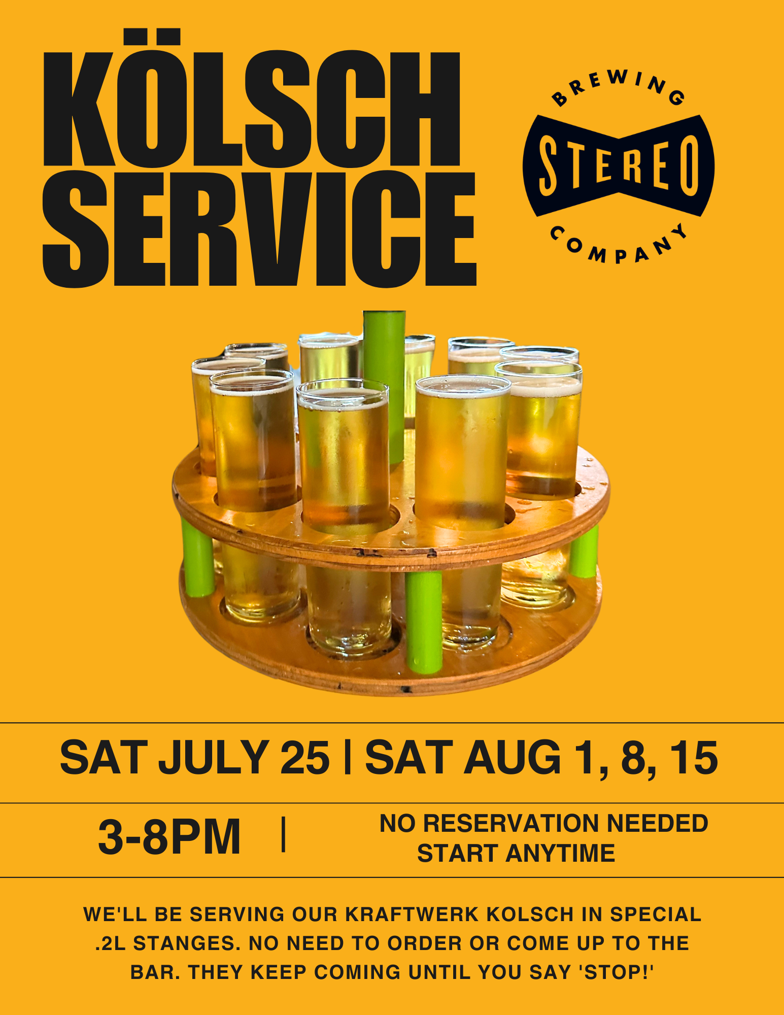 Experience Kölsch Service! 