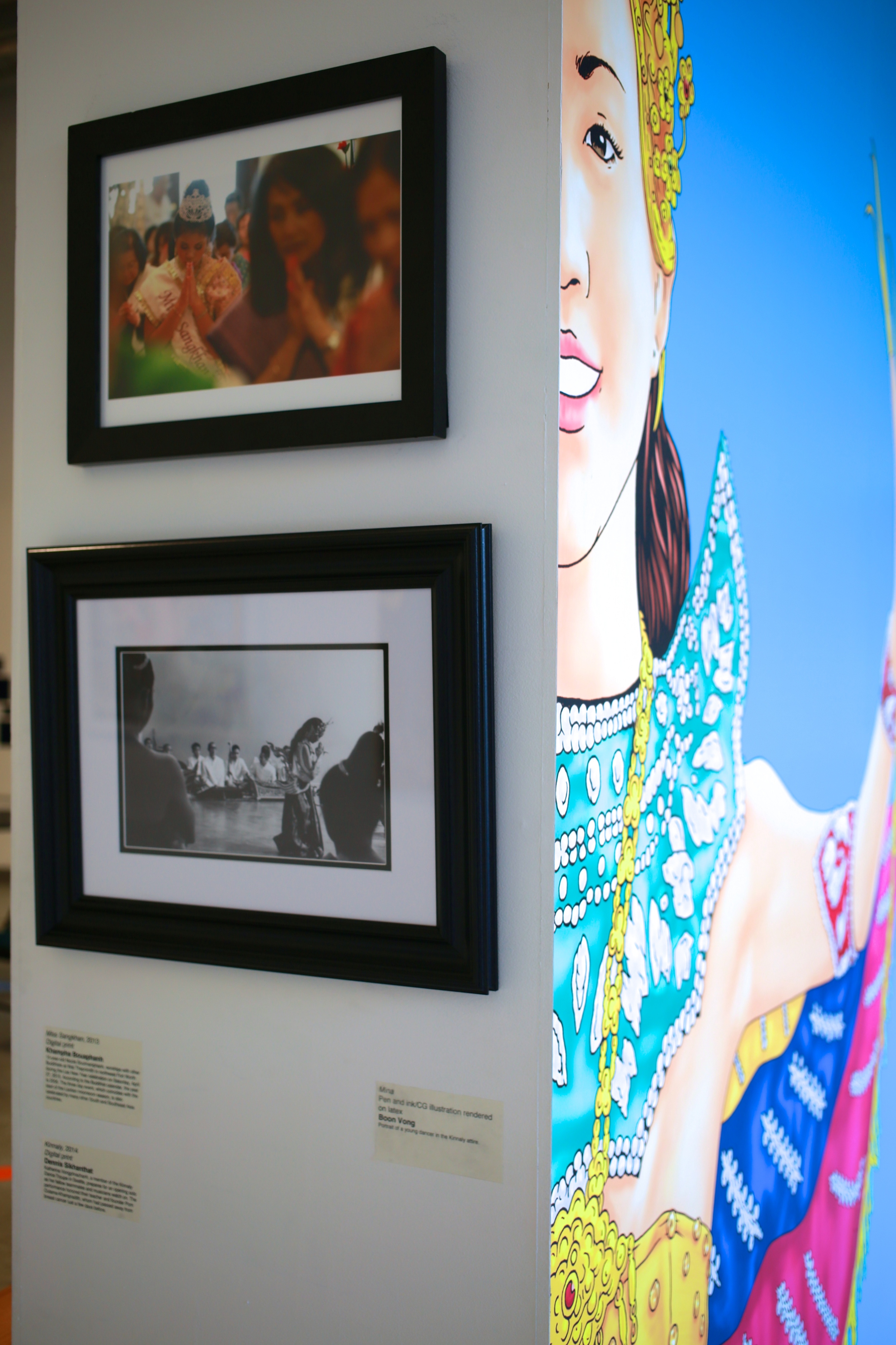 Three variations of Lao female depictions.