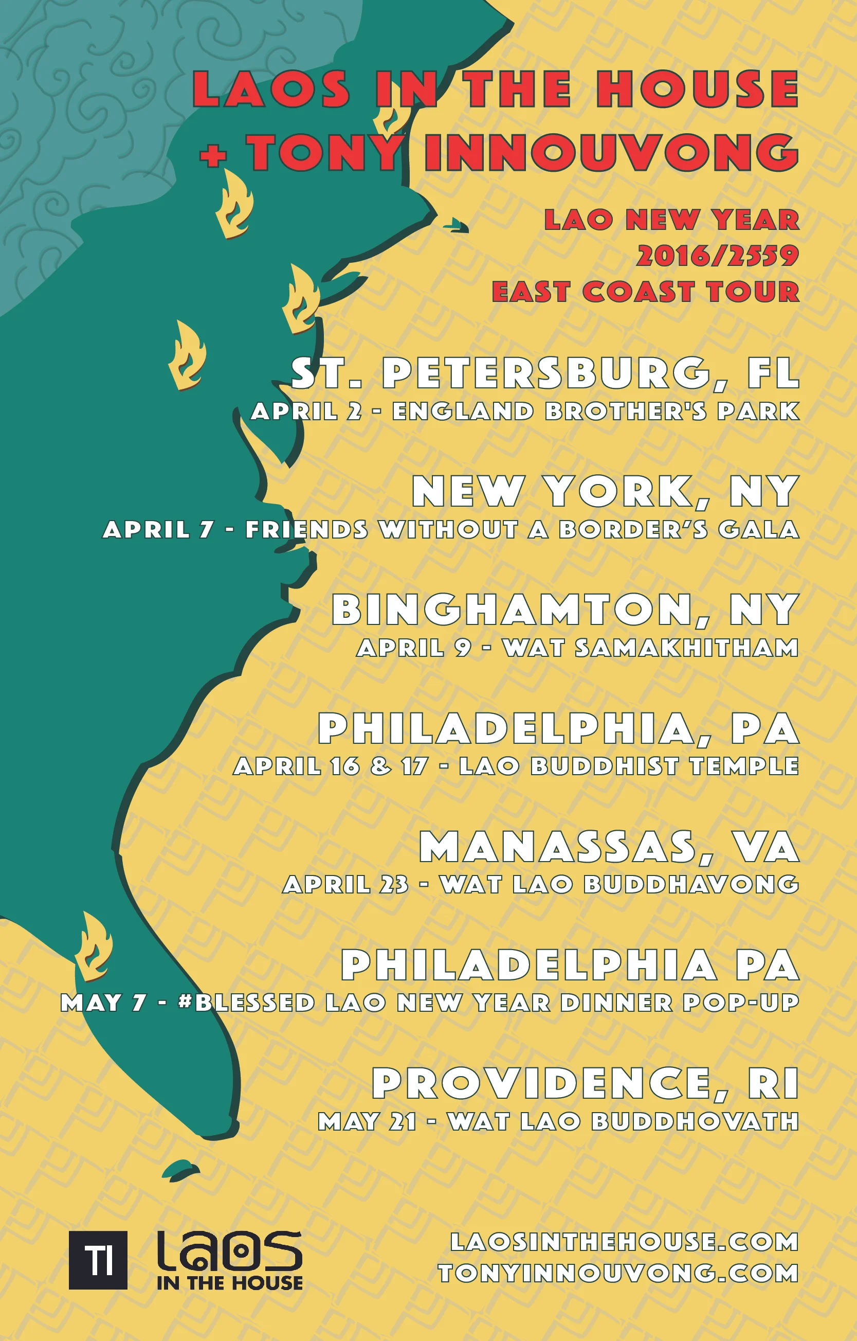 The Laos In The House x Tony Innouvong Lao New Year East Coast Tour