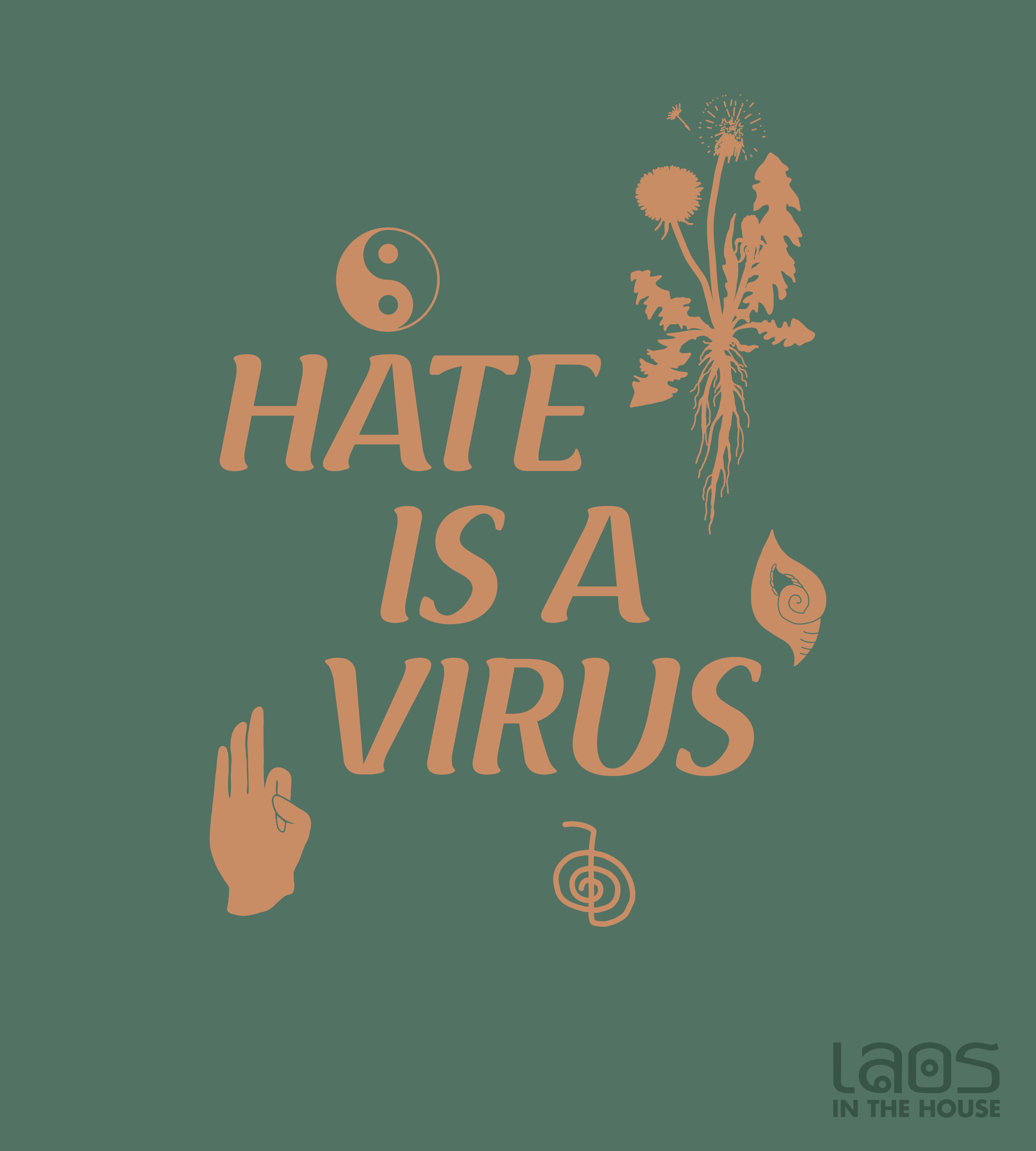 “Hate Is A Virus” "Love Is The Cure" Free Digital Download