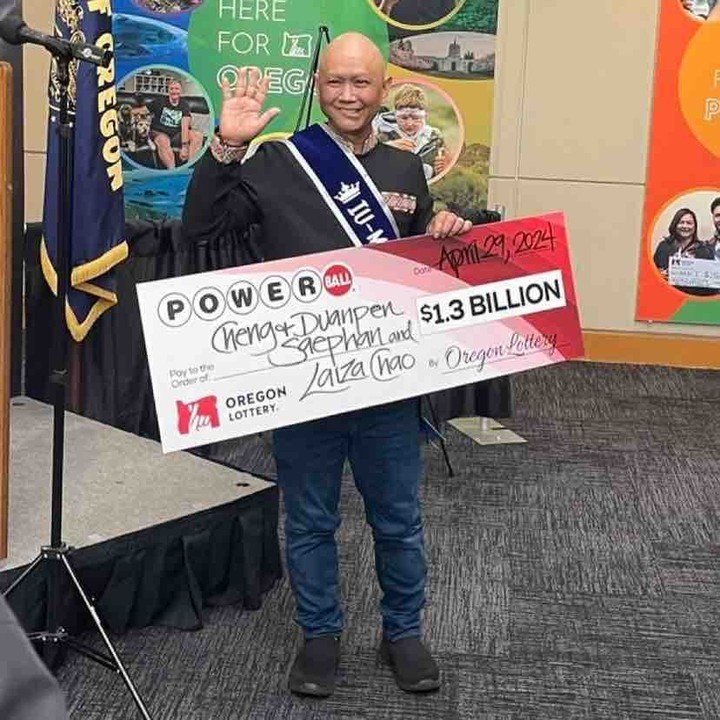 The winner of a historic $1.3 billion Powerball Jackpot was identified as 46-year-old Cheng Saephan, a Laos-born man living in Portland. Having fought cancer for the last 8 years Mr. Saephan underwent his latest chemotherapy treatment last week.

As 