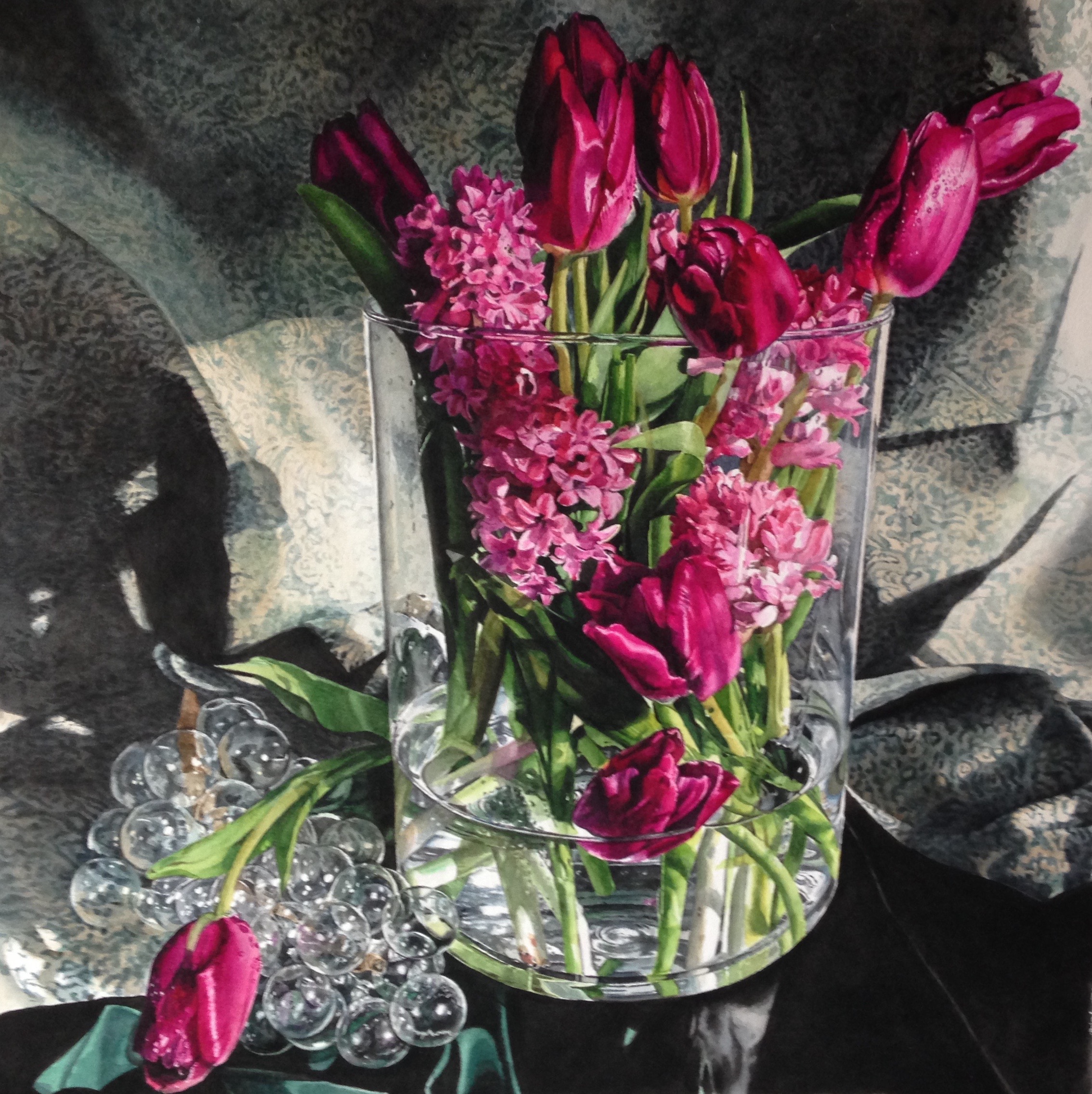 Tulips in Glass