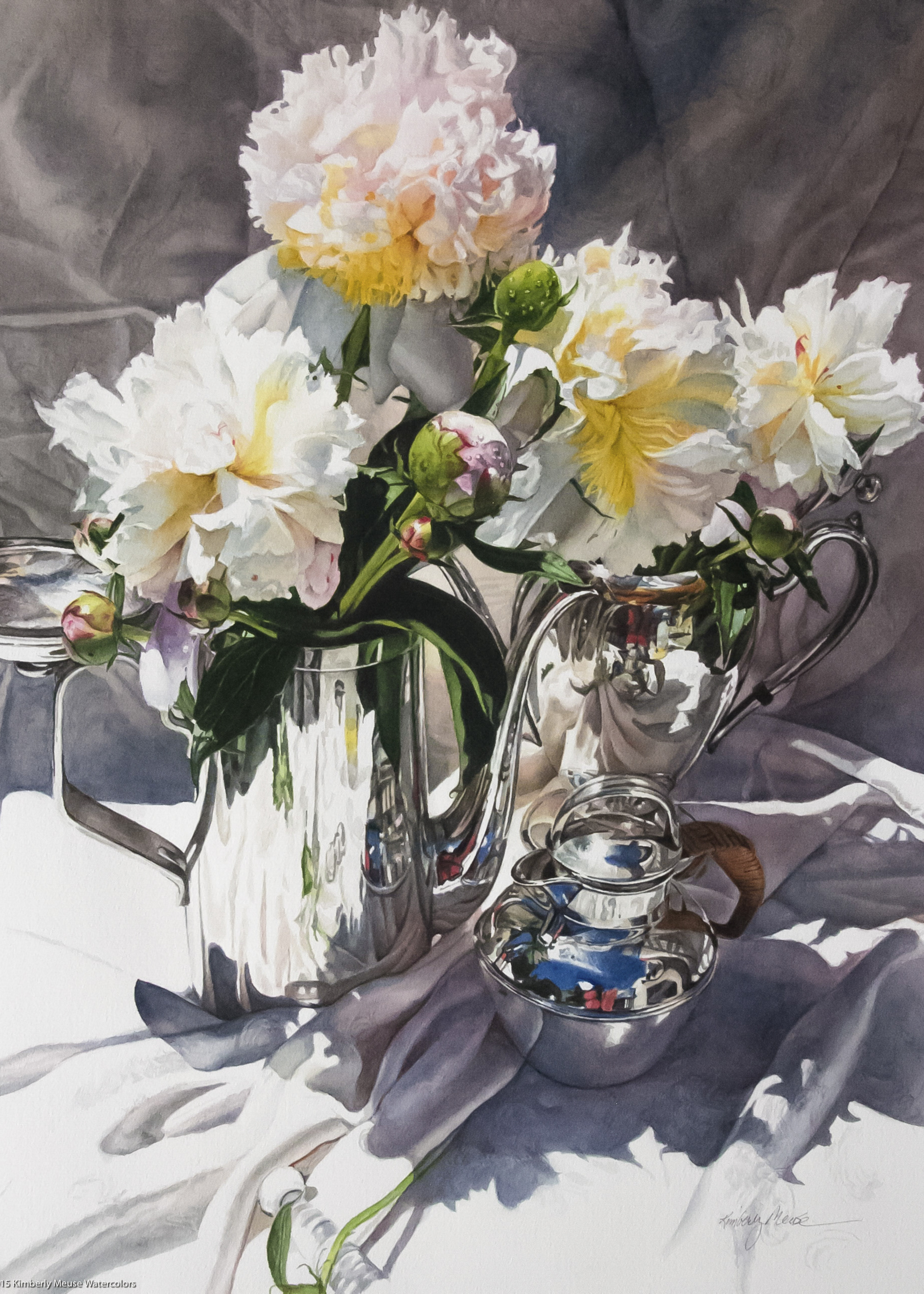 Cream Peonies