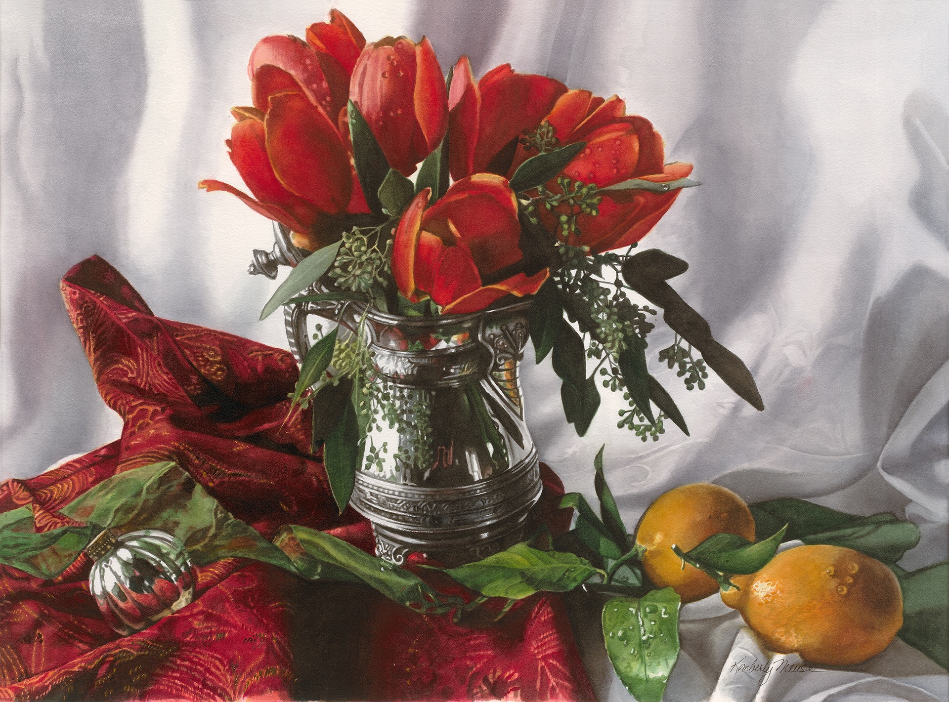 Flame Red Tulips