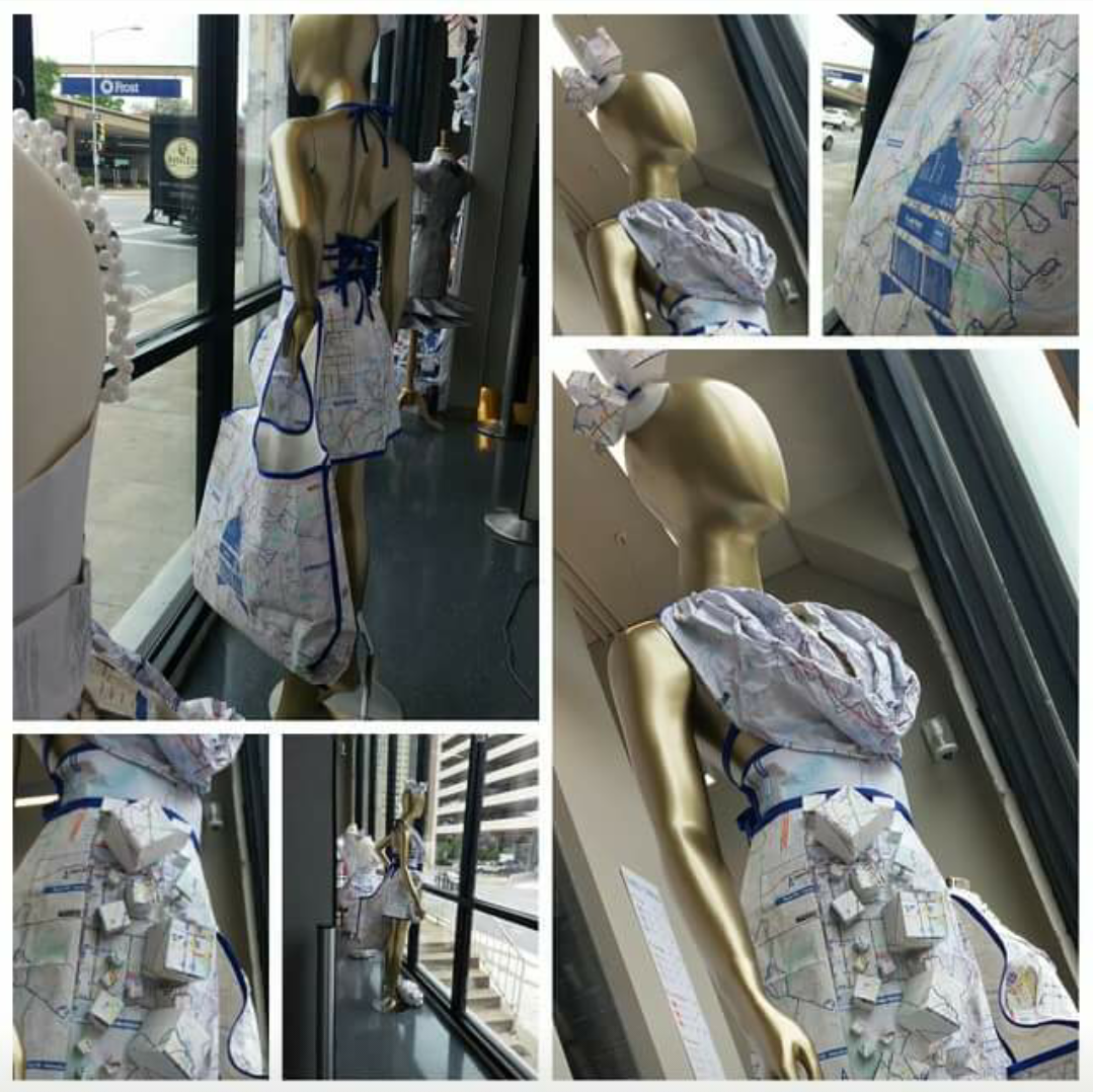 Cap Metro Map dress 2014