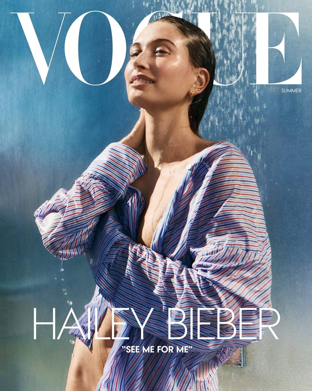 “Giving birth was the hardest thing I’ve ever done,” says Hailey Bieber. Even after nine months of diligent prepping, her delivery didn’t go smoothly, and she opens up about all of it in Vogue’s Summer issue- the 18-hour labor, th.jpg