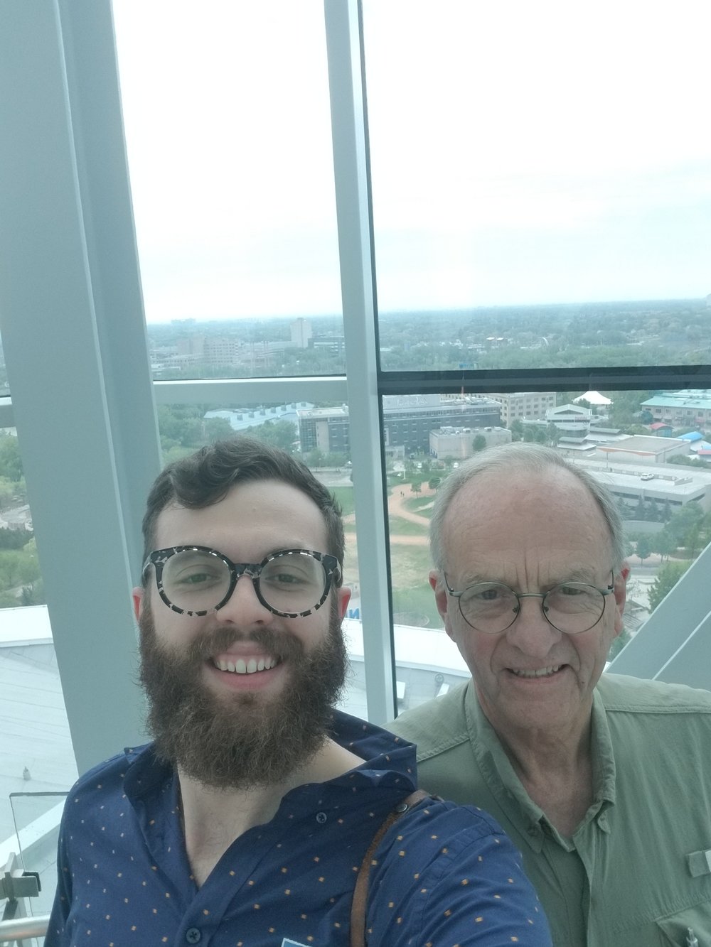 At the top of the CMHR 