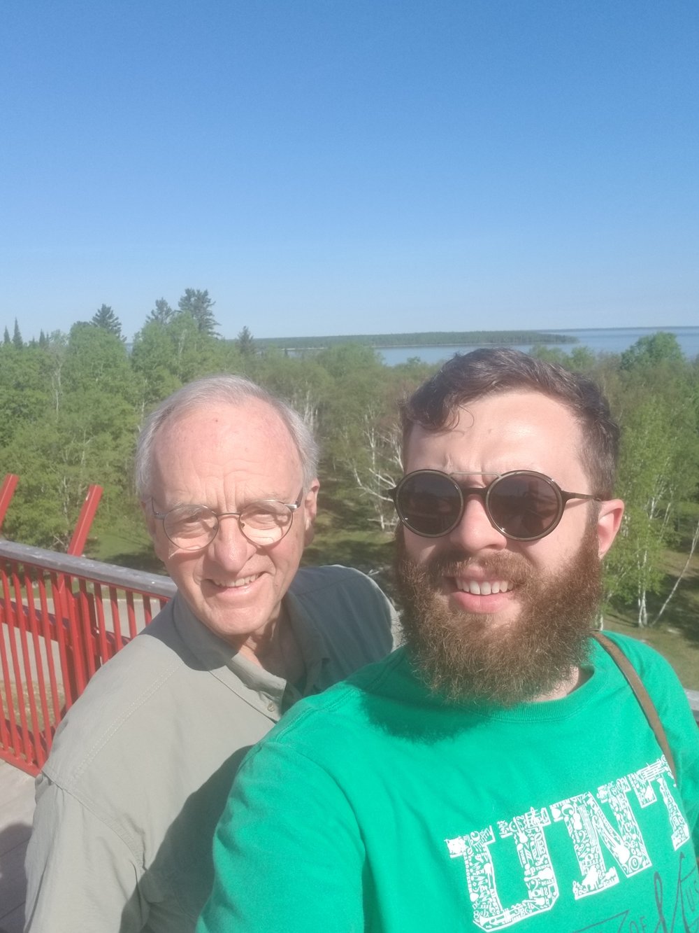 At the overlook - Hecla Lake, MB
