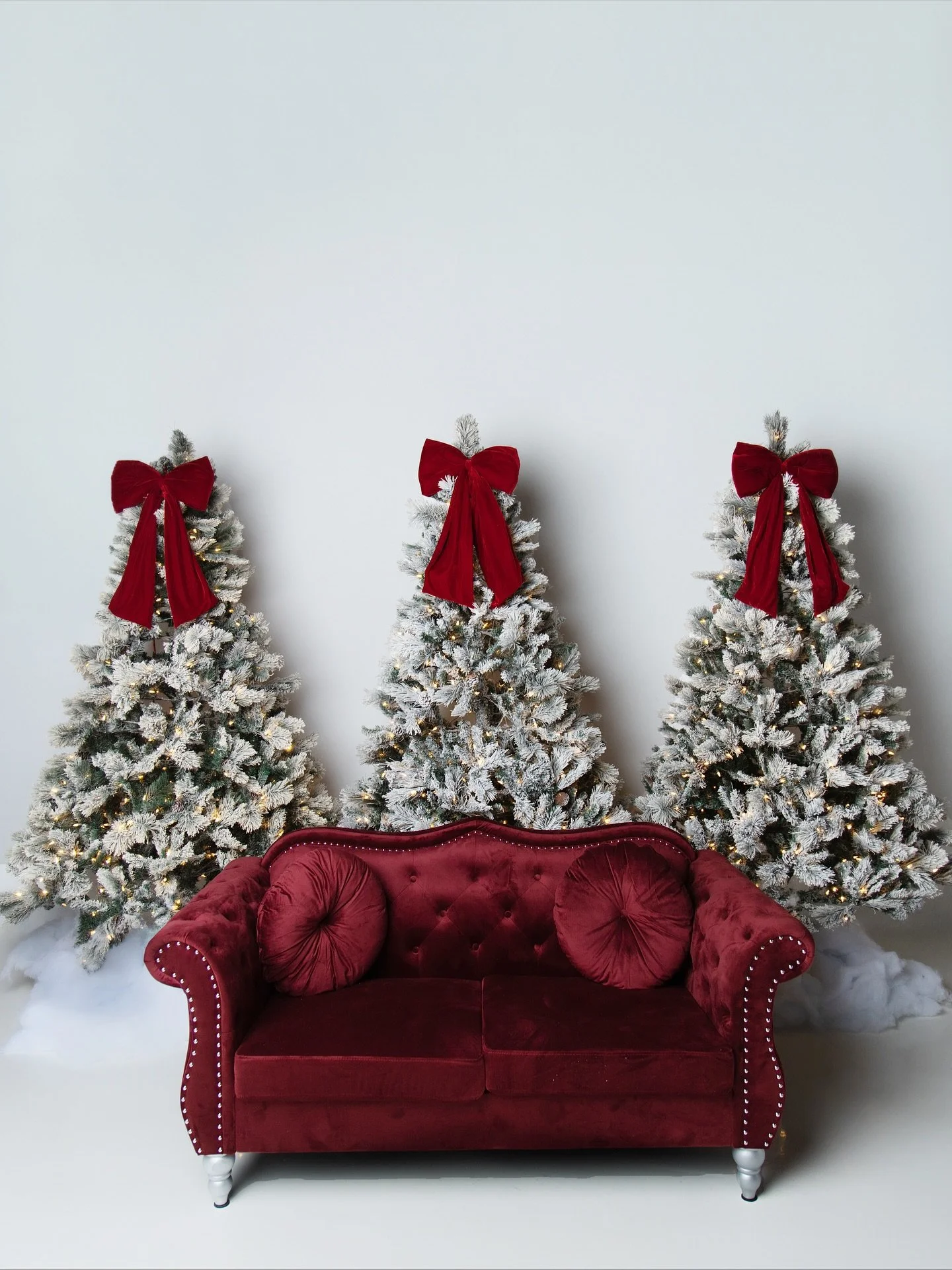 2025 Christmas Minis are officially LIVE! 🎄 ❤️ 

❤️ The Bow On Top (red bow trees)&mdash; A timeless holiday backdrop perfect for immediate families, couples, or siblings.

🌿 Winter&rsquo;s Evergreen Wreath (Minimalist Wreath) &mdash; A cozy and cl