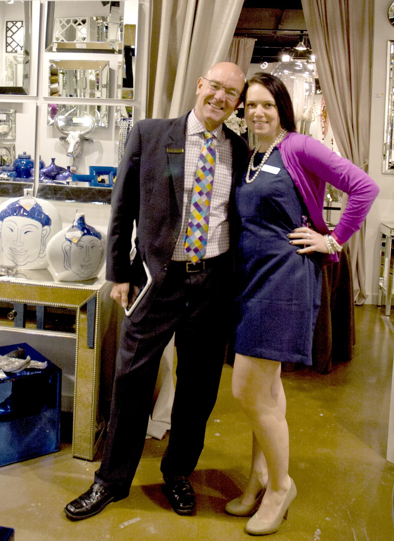 John Haynes & I in the High Point Showroom