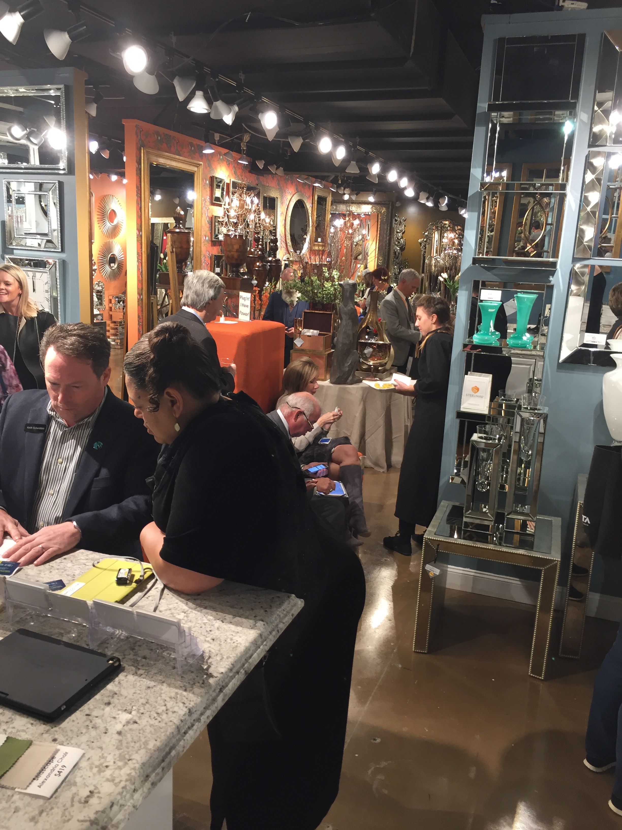 The showroom was hoppin'! Thank you to everyone that came to celebrate!