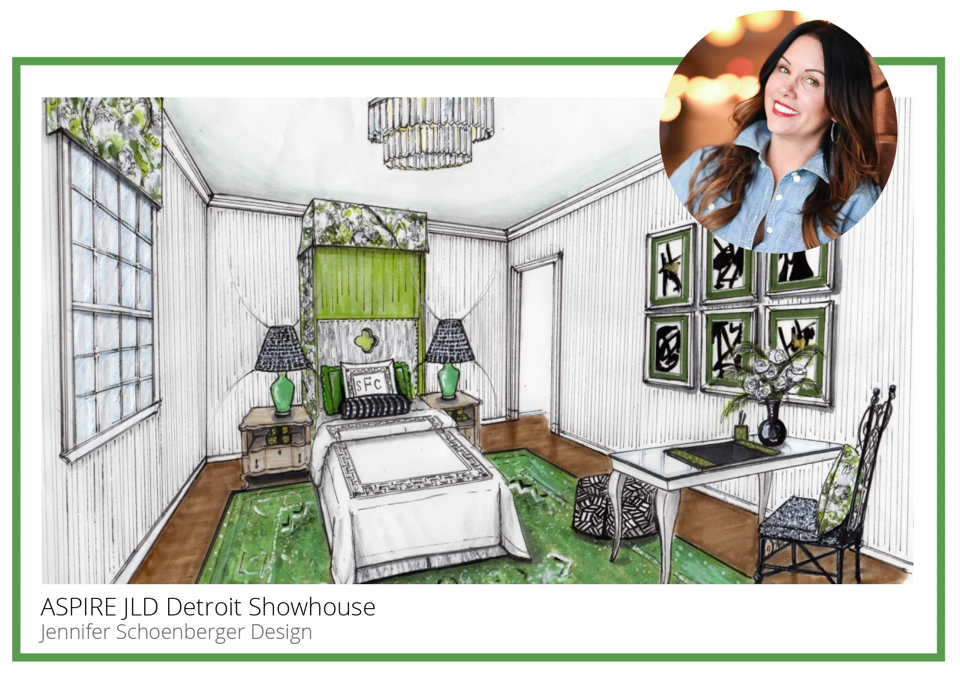 HOWARD ELLIOTT + JENNIFER SCHOENBERGER DESIGN - ASPIRE JLD DETROIT SHOWHOUSE