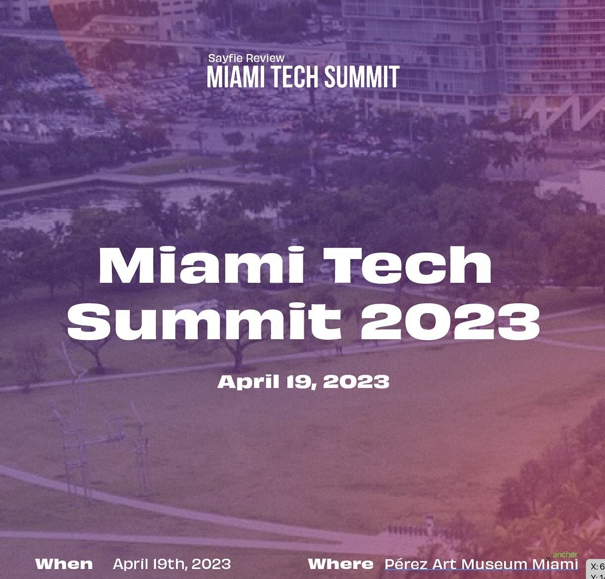 I am honored to share that our 2nd annual Miami Tech Summit will be held April 19th! Summit attendees will discuss the most important issues facing tech policymakers in the U.S. and Latin America. Please email&nbsp;abbie@main-rose.com&nbsp;to apply t