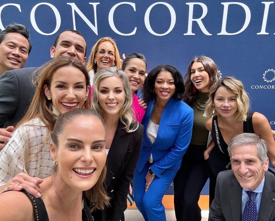 Honored to speak at The Concordia Summit this week in Miami alongside the incredible visionaries on our panel. @richardlui News Anchor, MSNBC/NBC, Hector Mujica, Head of Economic Opportunity, Google.org,  @melmedina305 , CEO &amp; President, @emergea