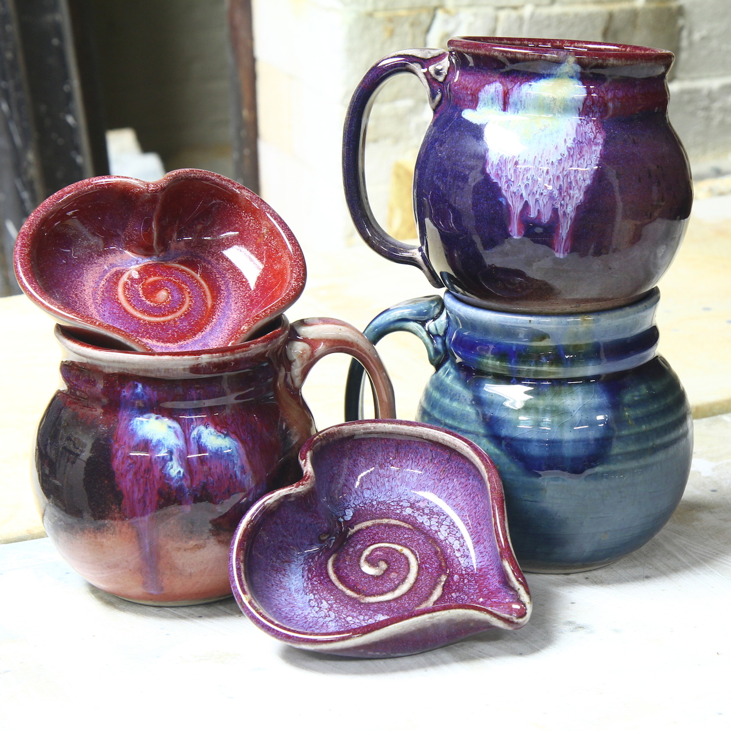 Handmade Pottery • Glass • Wood — The Artful Heart Gallery