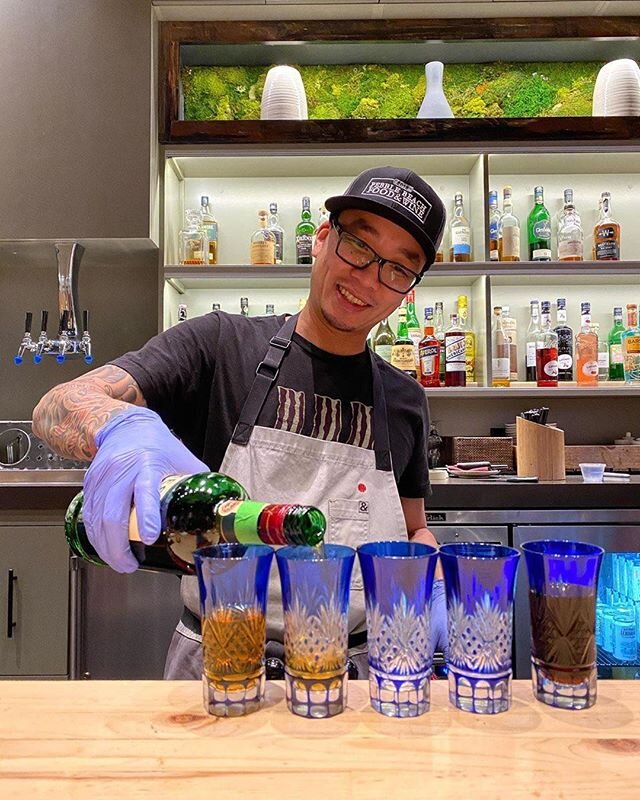 Kanpai! Wishing a very happy birthday to  @billykruface916 🎂 Here&rsquo;s to many more shots 🥃 Another reason to celebrate - it&rsquo;s our 15-year anniversary this month! And we are so grateful for your continued support 🎉 . #repost#kru
.
#cheers
