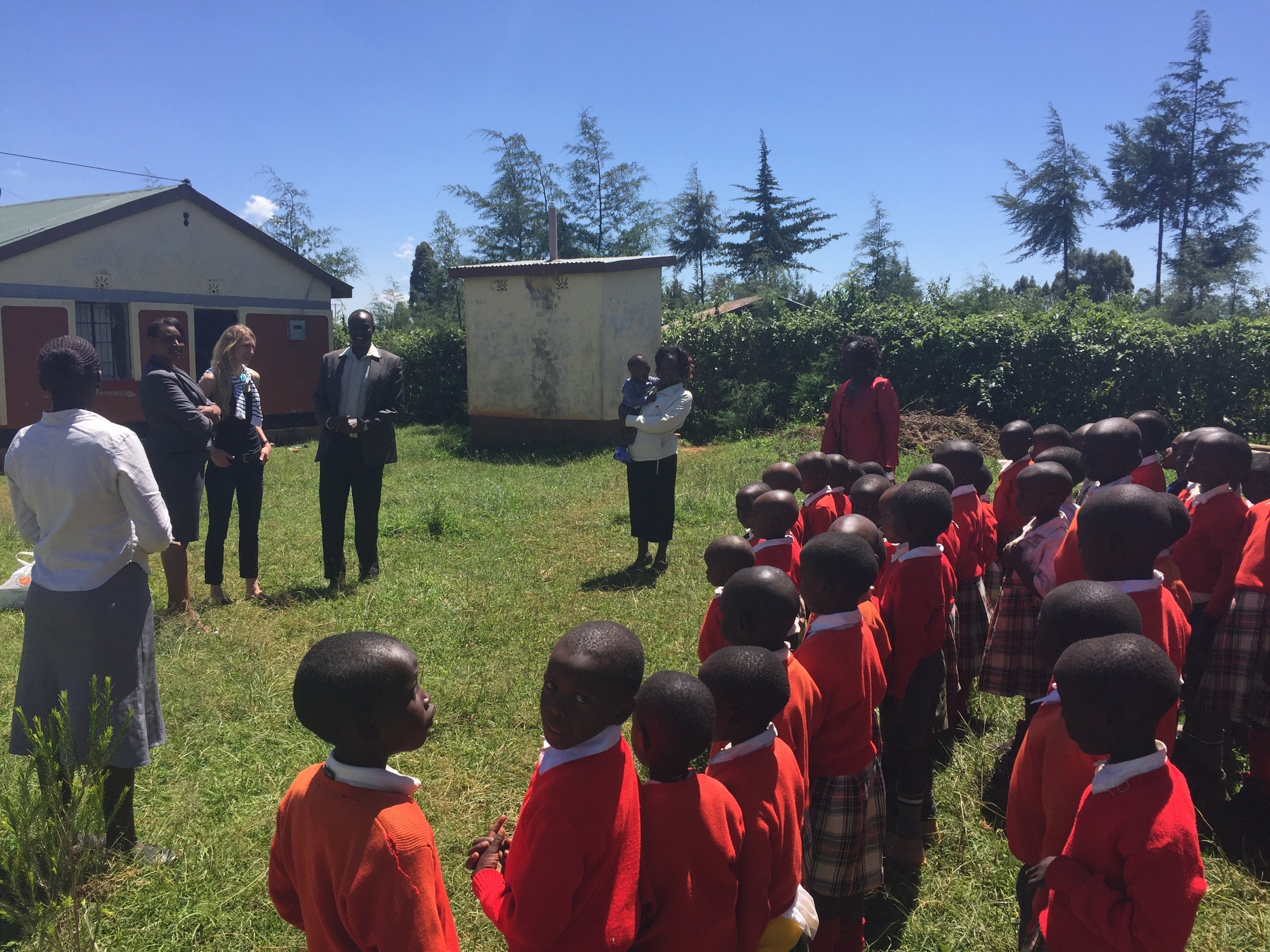 Copy of Meeting orphans at a local primary school