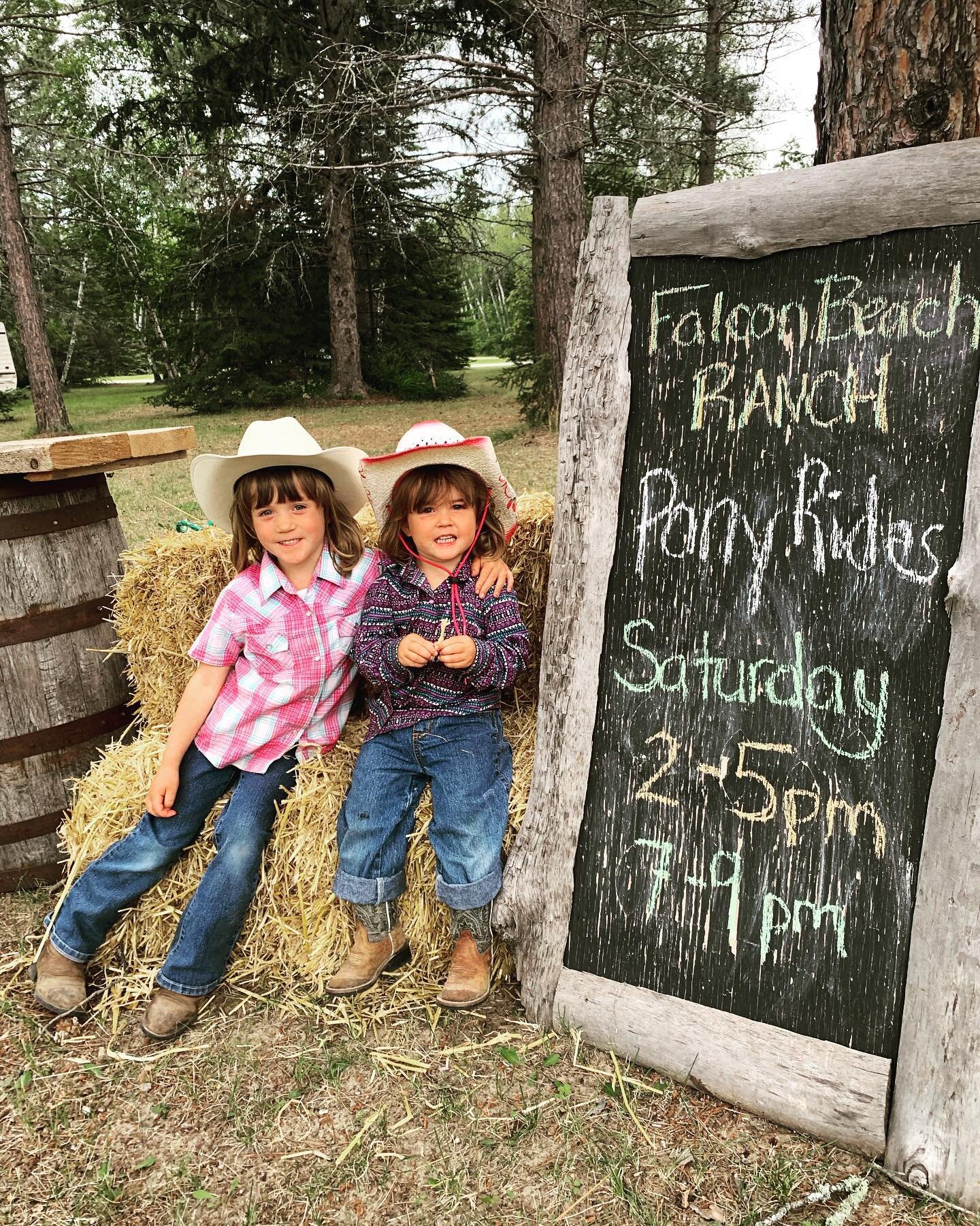 Falcon Fun Fest, here we come!

Pony rides at the midway on Saturday afternoon from 2-5 &amp; 7-9pm. 

A reminder to bring cash! Wristbands won&rsquo;t get you a ride ;)

#explorethewhitesell #exploreMB