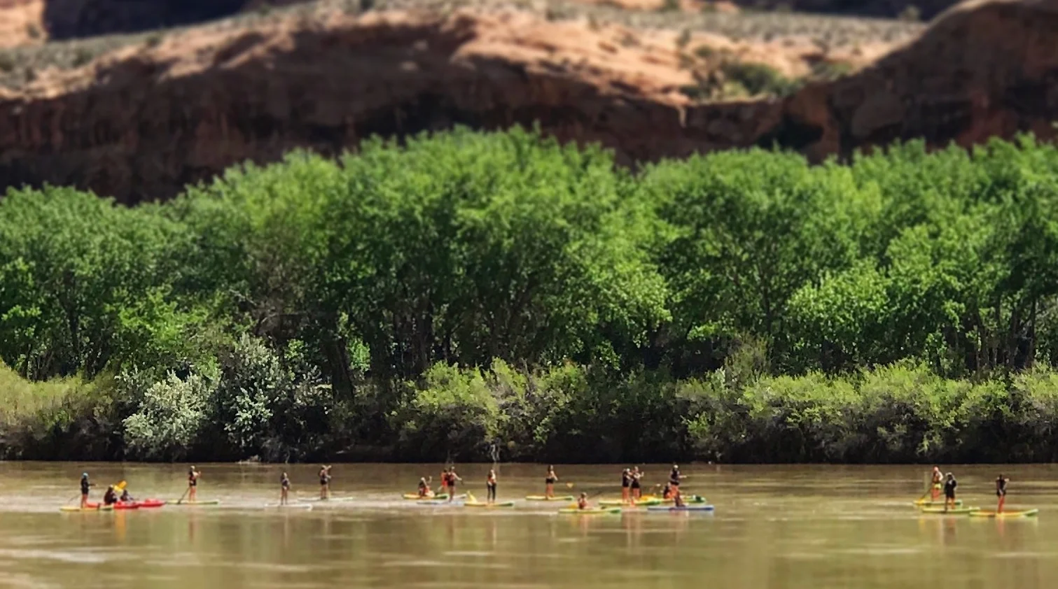 Back of Beyond SUP Race hosted by PADDLE MOAB
