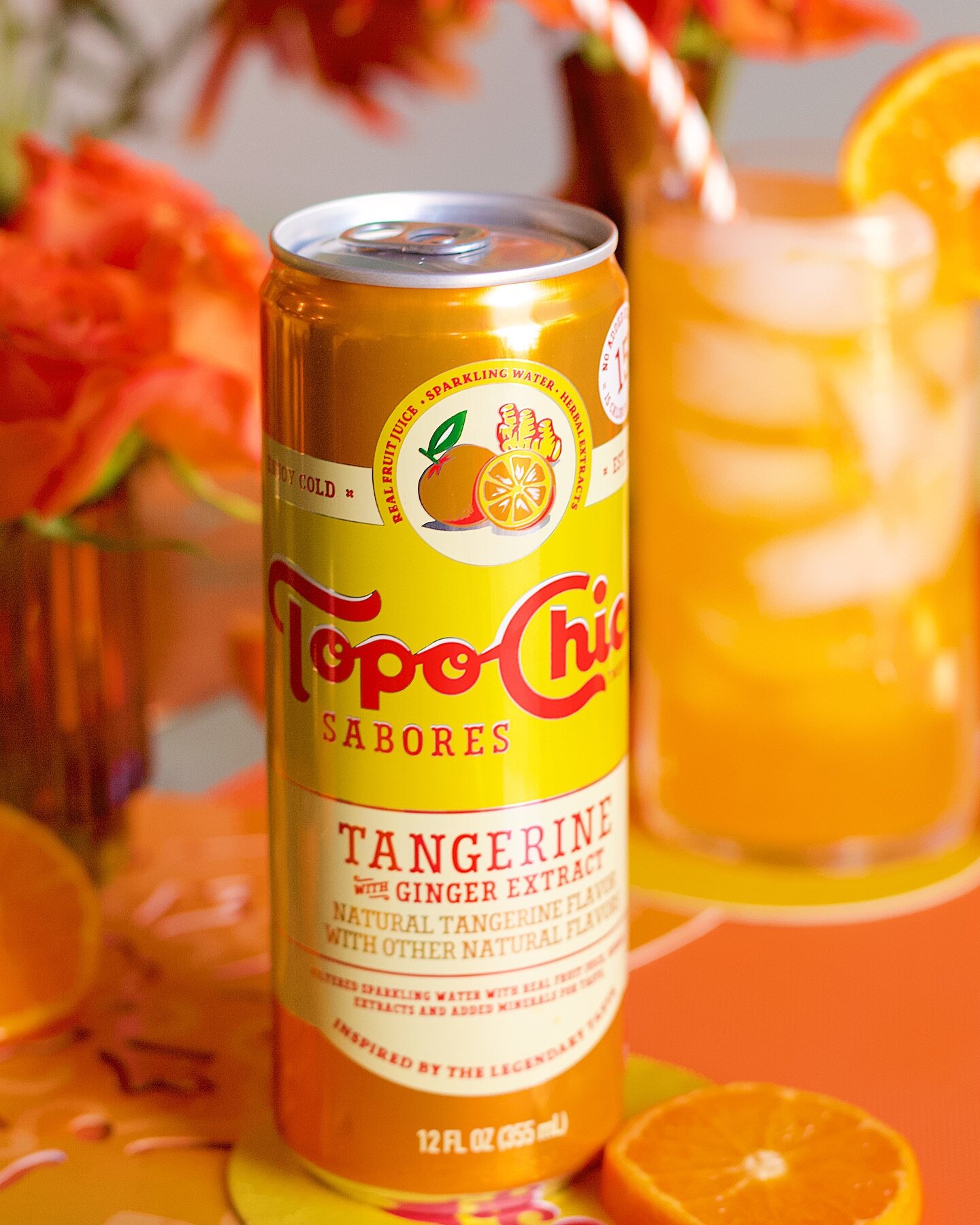 Have you checked out the mocktail recipe in my blog for Topo Chico Sabores Tangerine? It&rsquo;s the perfect refreshing non-alcoholic beverage to bring to Friendsgiving! The juicy tangerine and zing of ginger pair perfectly with fall flavors like cra