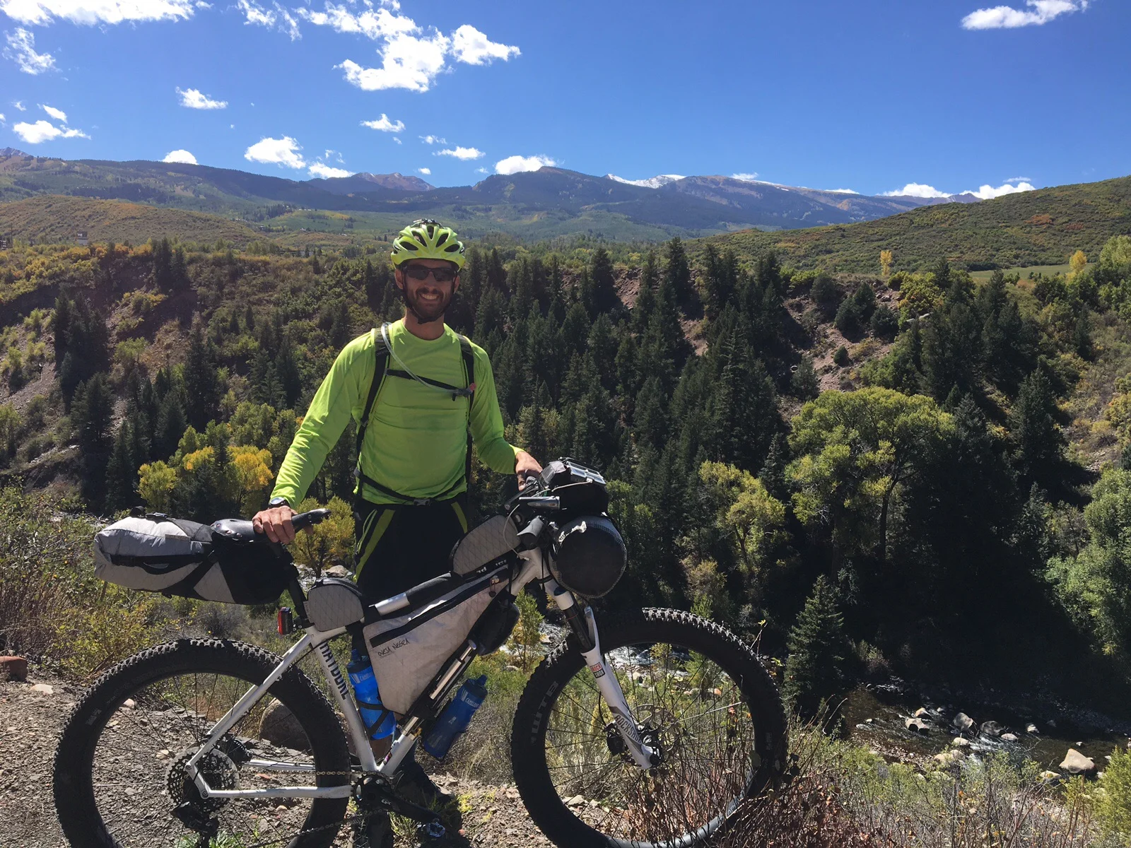 Almost at Castle Creek road. Now comes the climb up Little Annie to Richmond ridge!