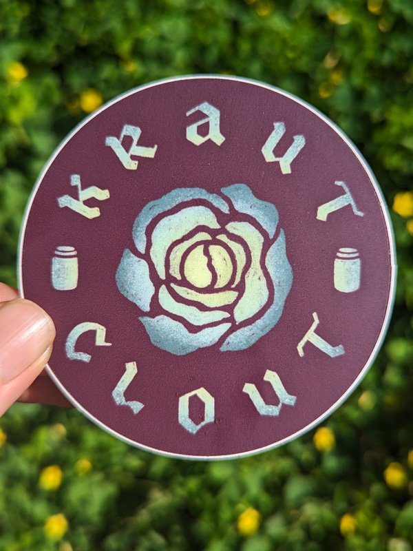 Kraut Clout Sticker