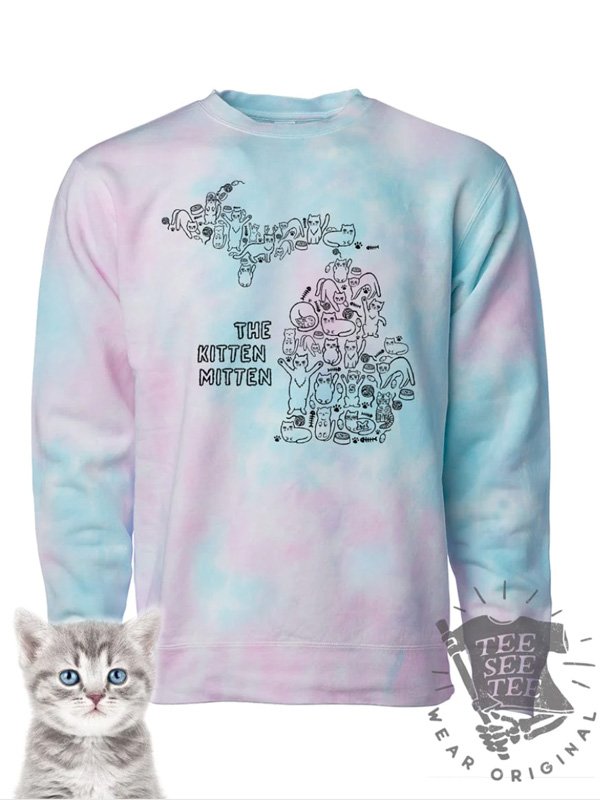 Kitten Mitten Crewneck