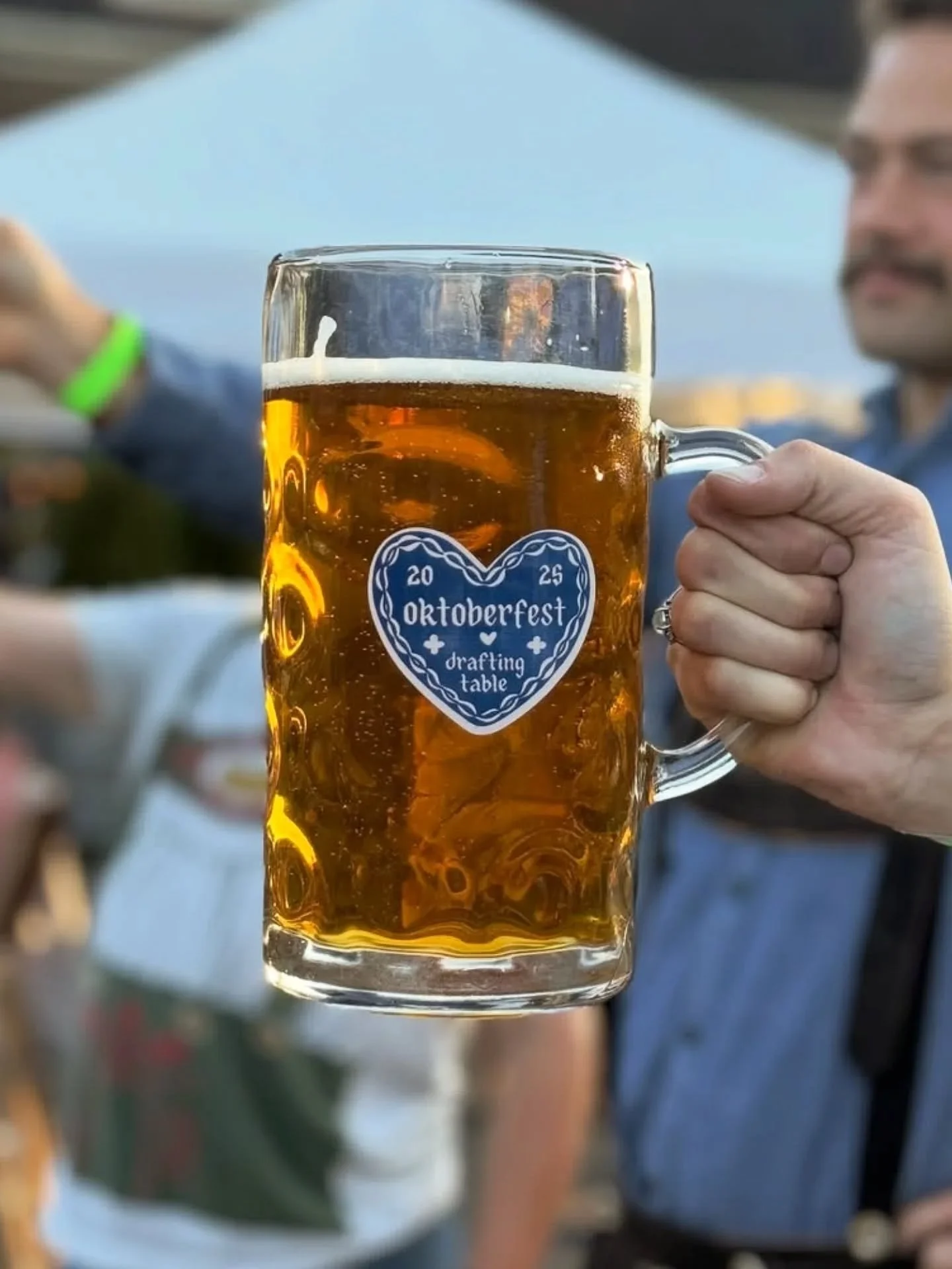 Always a blast to do Oktoberfest branding for @draftingtable. This year's theme was German heart cookies 💙