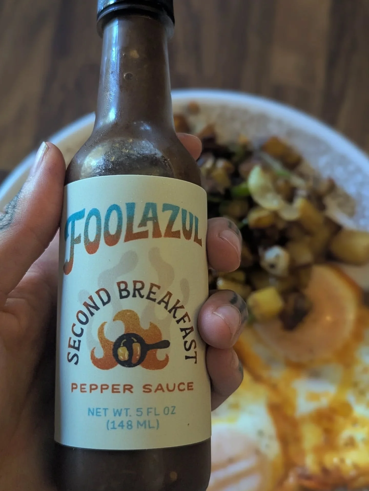 My new favorite hot sauce designed for @foolazul_pepper_sauces 🌶️