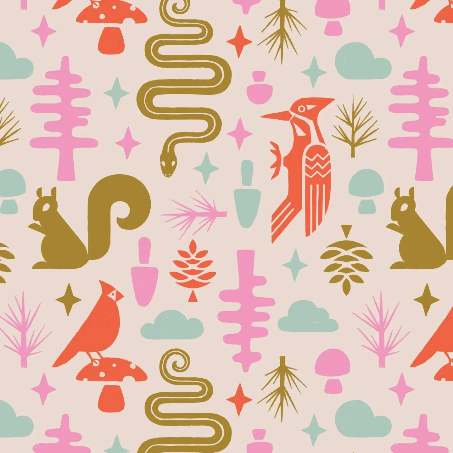 The PINECORE collection in day trip colorway 🌲✨
Which is your favorite?
Forest Rave
Squirrely Girl
Pileated Pilled
Birds Aren't Real
Cone Coded
Sneks + Candy
Ok Shroomer 
Cardi Hard