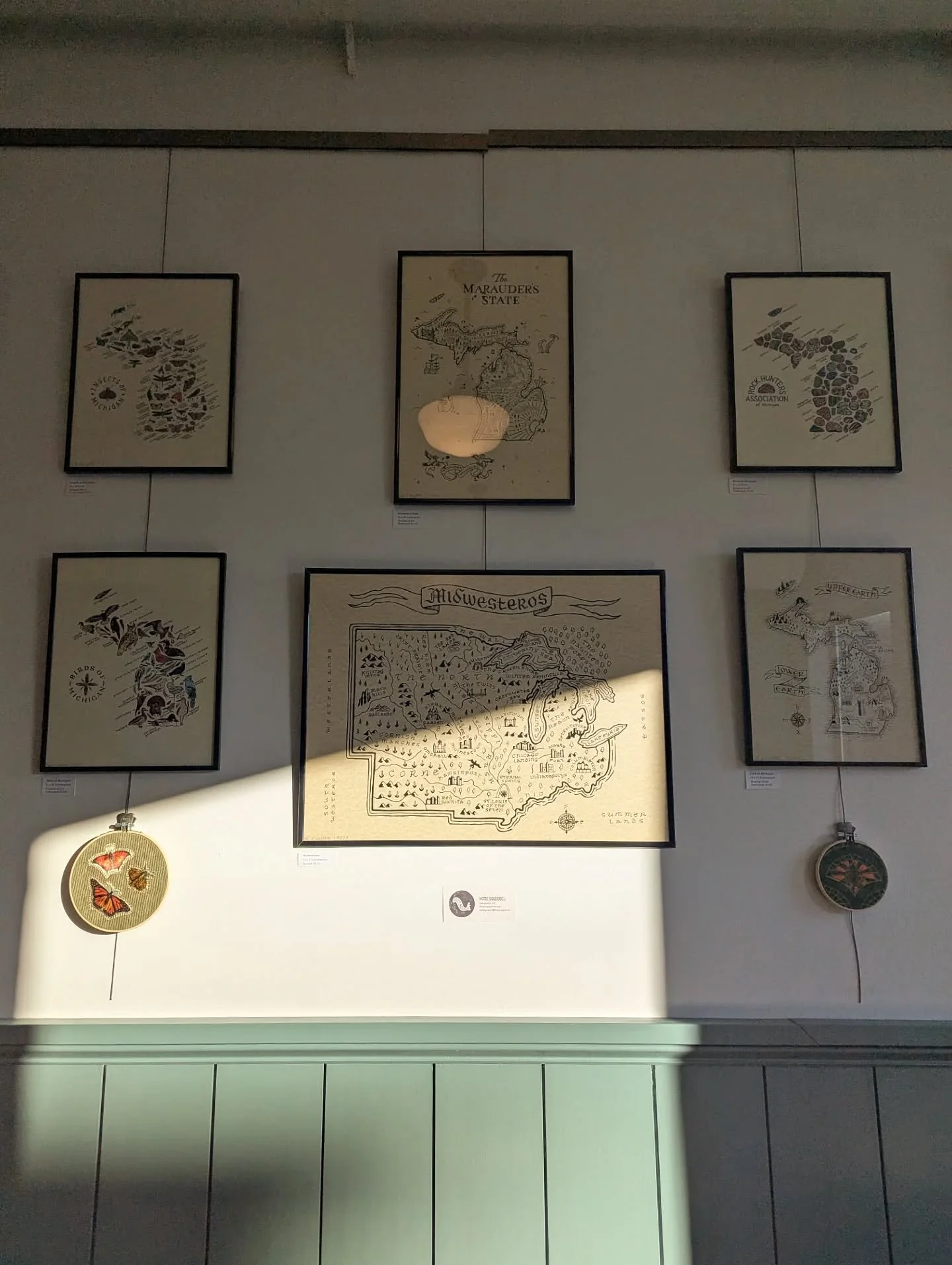 *Cue dramatic lighting* 
My art is up at @donckers this month if you want to do some ✨local✨ holiday shopping.