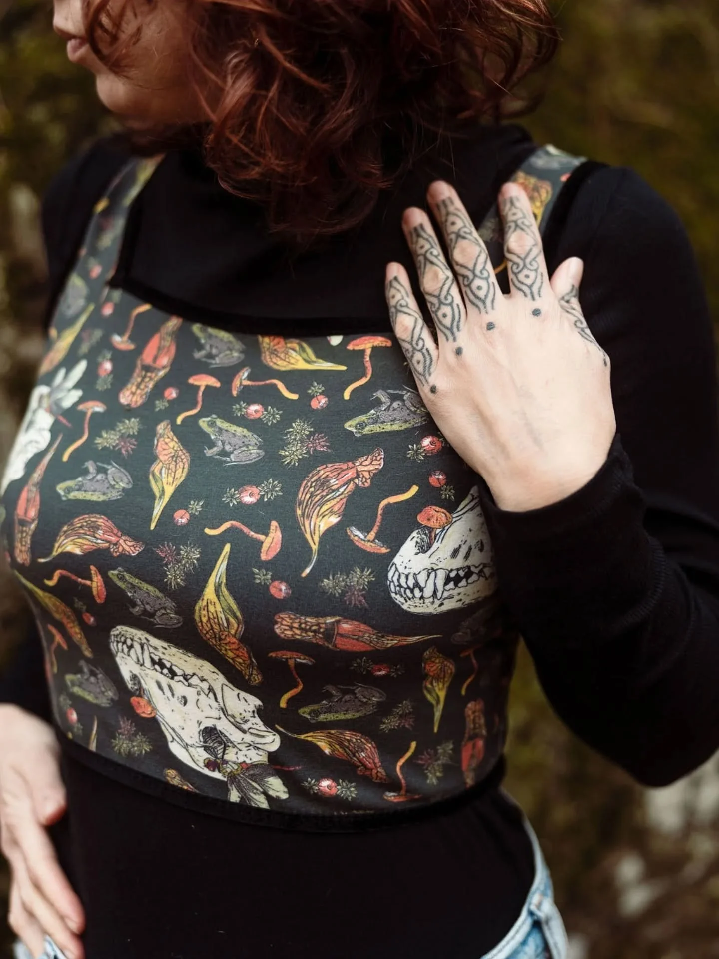 HOLIDAY DROP 💥💥💥

✨ Bog crop (collab with Tova Lis Intimates)
✨ Bogcore Michigan
✨ Chaotic Bisexual
✨ Upper + Lower Earth
✨ Bogcore 
✨ Wolf Skull
✨ Monarch 
✨ OK Shroomer 
✨ Squirrel Power
✨ Pileated Pilled
✨ Keep it Secret (reprint)

All availabl