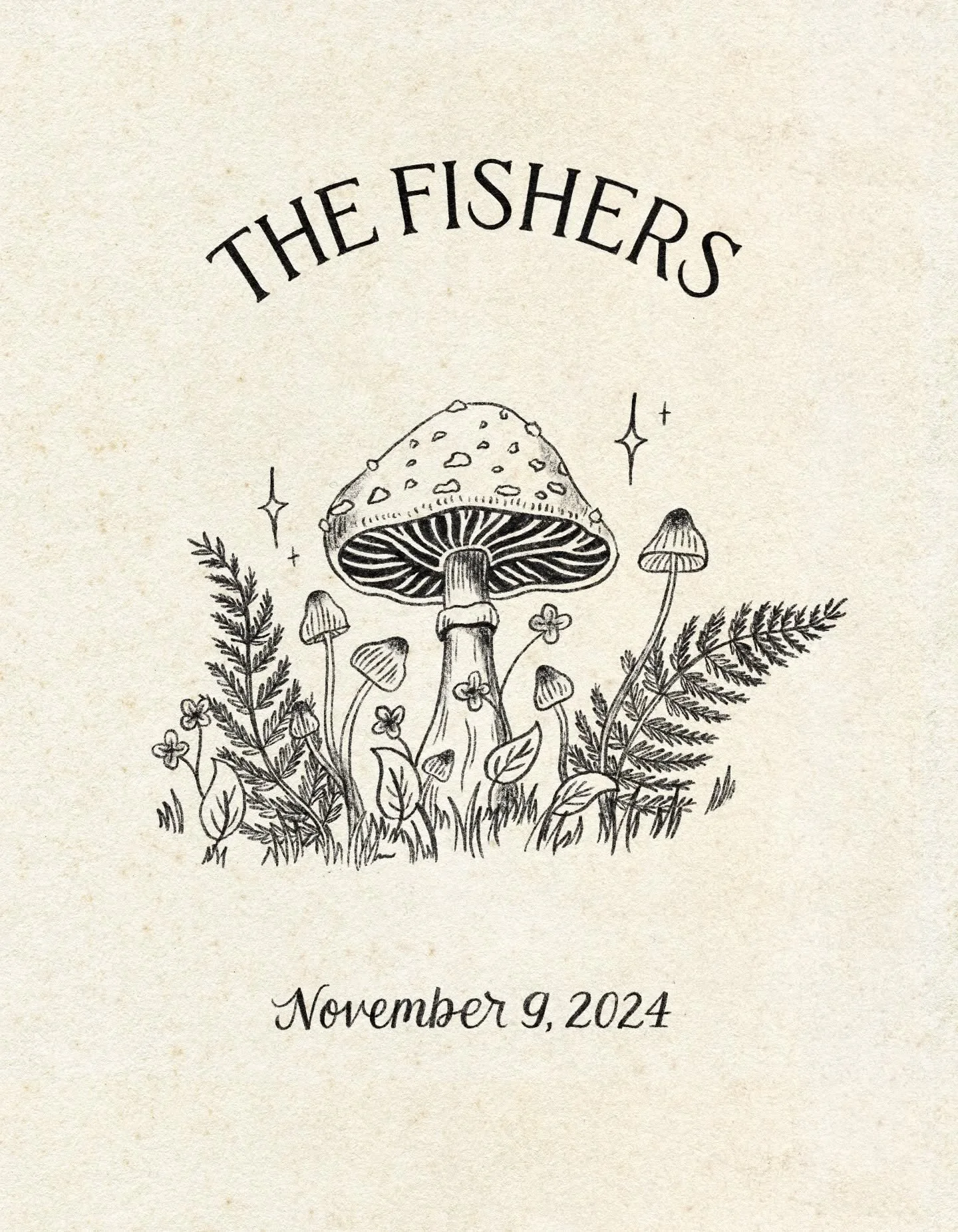 Lil custom 🍄 illustration for a wedding I did a couple years ago ✨