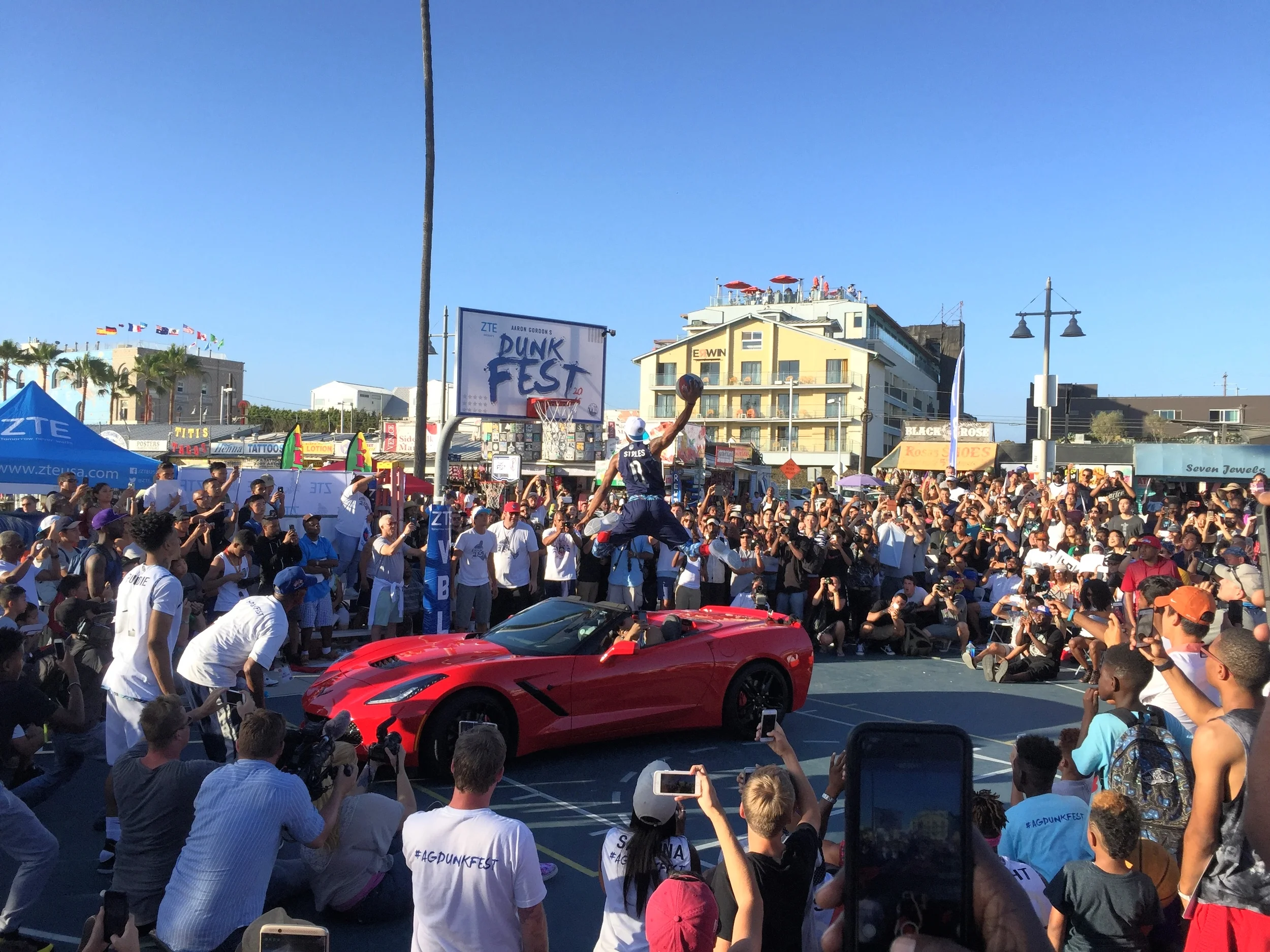 Hef-T Launches Aaron Gordon's Inaugural Dunk Fest on Venice Beach