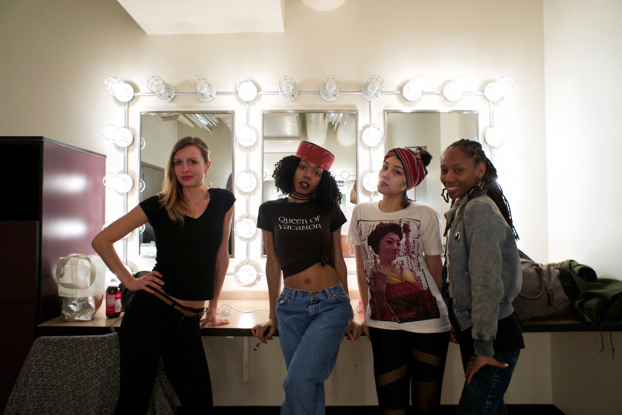 Backstage #1 Me, Angyil Mcneal, Moonyeka, Lady Scarecrow, Agatha (not pictured)