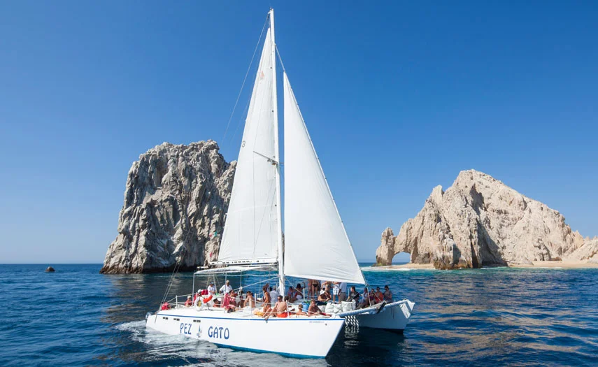 Pez Gato 1 & 11 offering sunset and snorkel cruises One of the best party boats in Cabo...