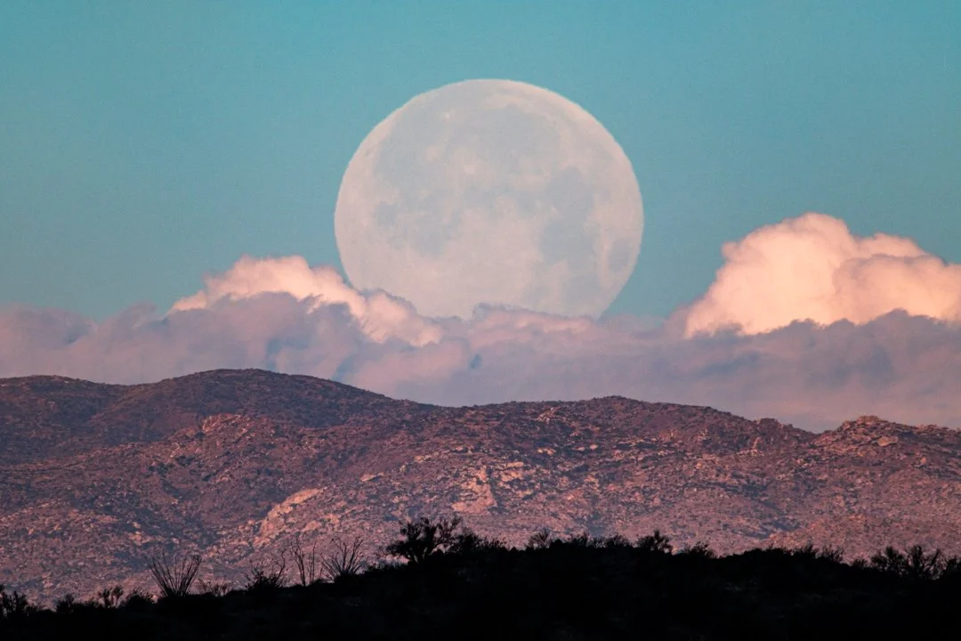 2021 Arizona Moonset