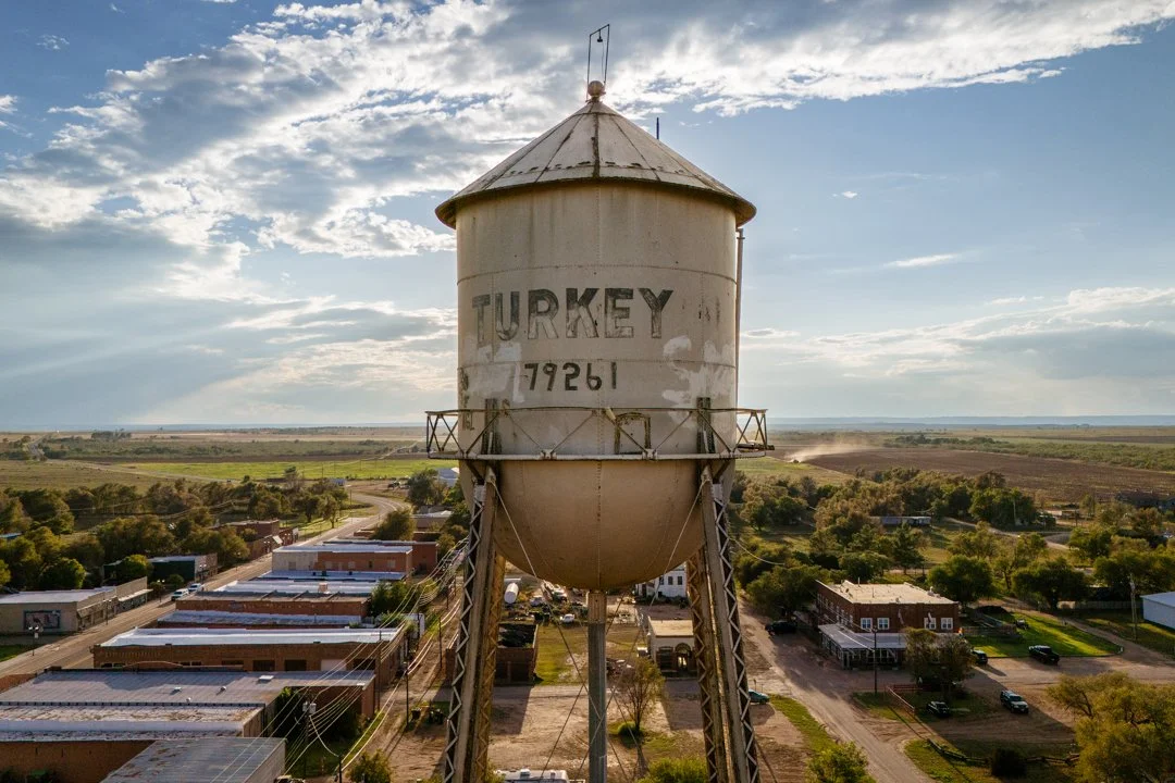 2024 Turkey Texas Water Tower Aerial