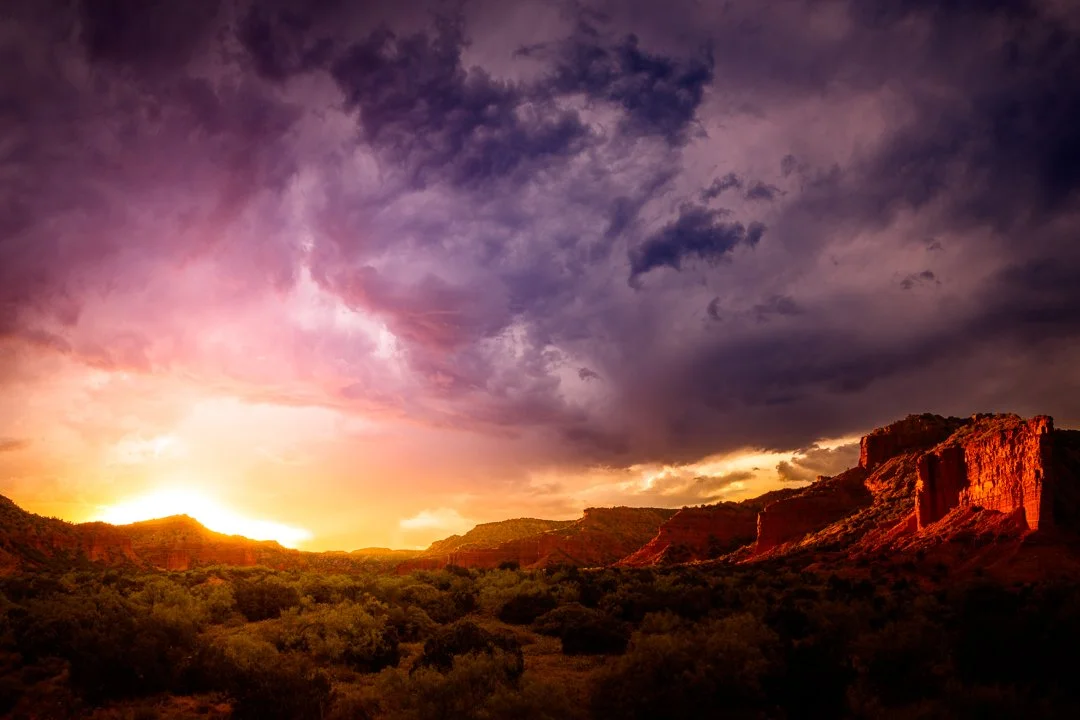 2020 Caprock Canyons South Prong Sunset