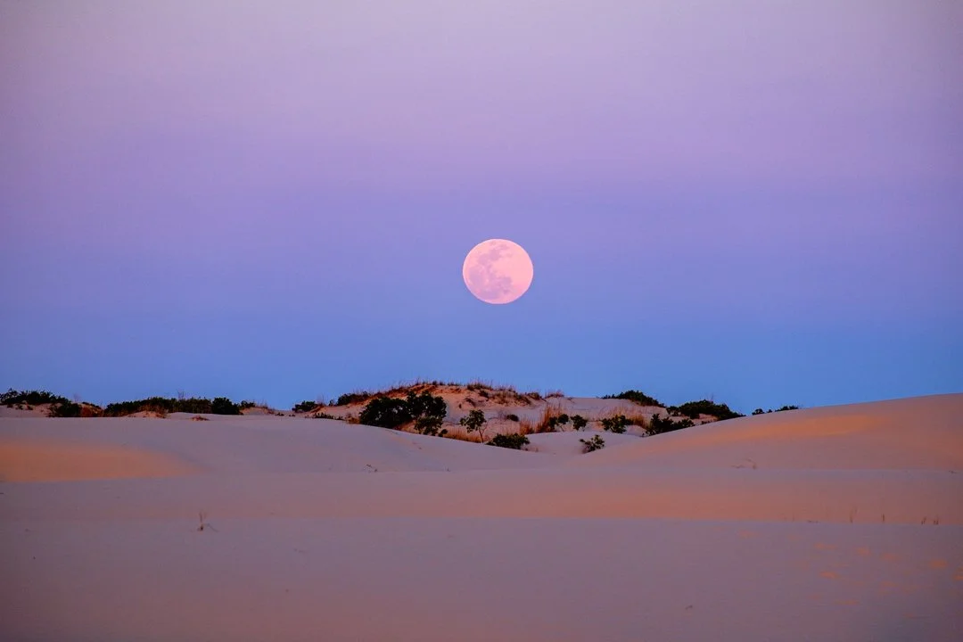 2016 Moonrise Over Monahans Sandhills