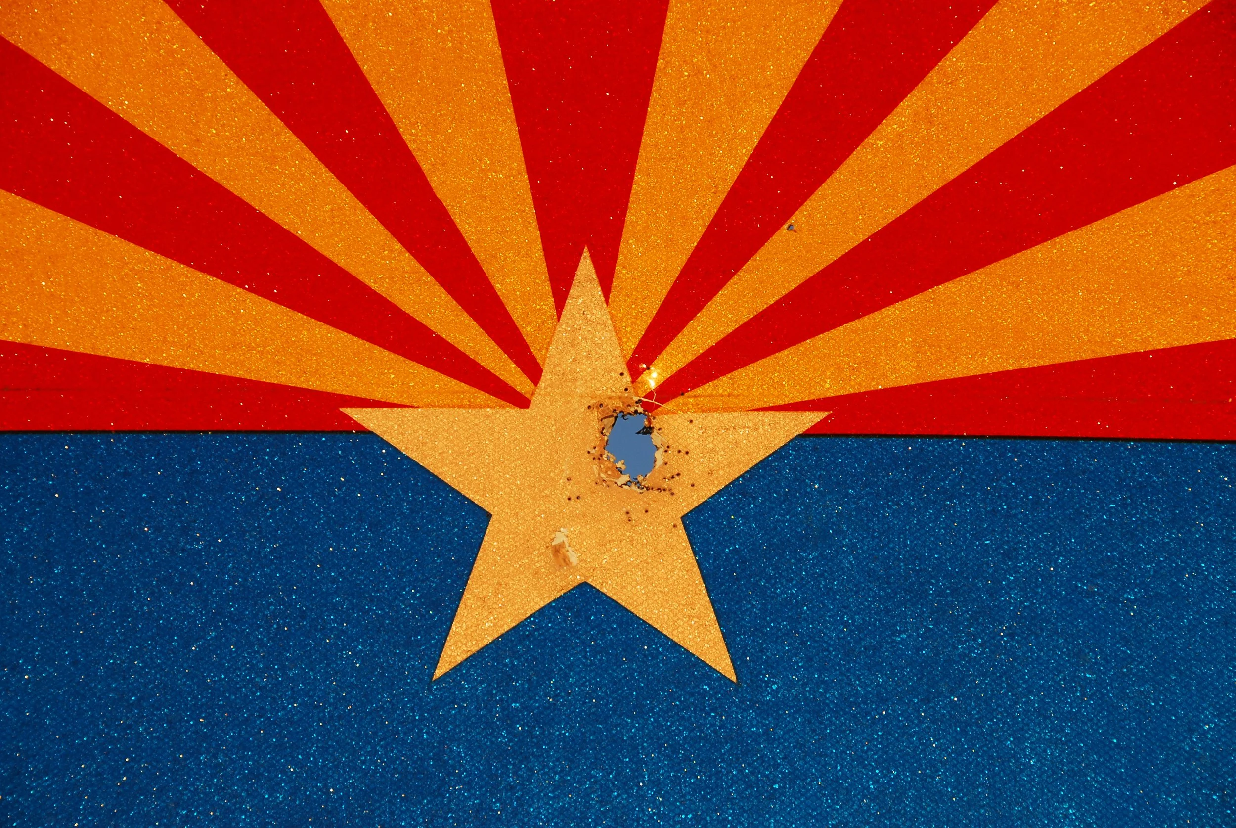 2007 Arizona State Flag Sign