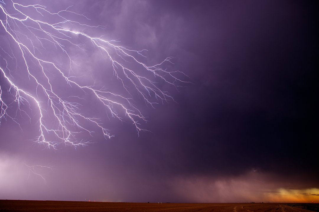 2020 Lightning Over Floydada Texas