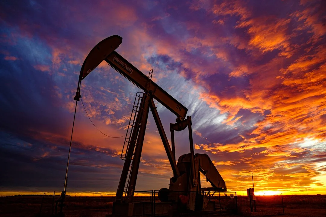 2021 Christmas Day Pump Jack Sunset
