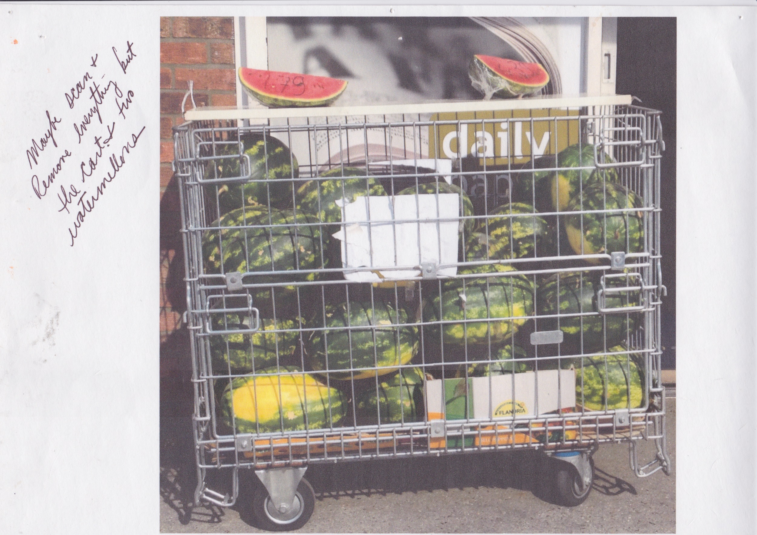  Watermelons in London Printed 2014 Scanned 2017 