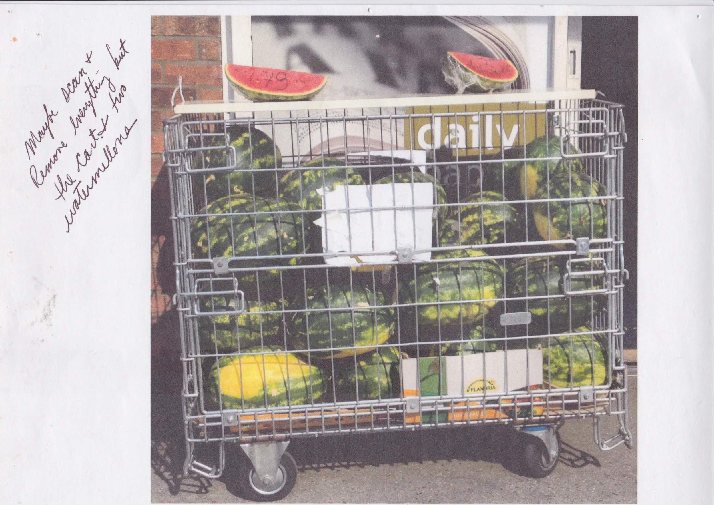 Watermelons in London Printed 2014 Scanned 2017