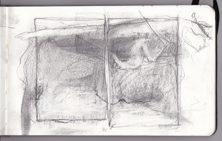  Sketch for a diptych, 2013 