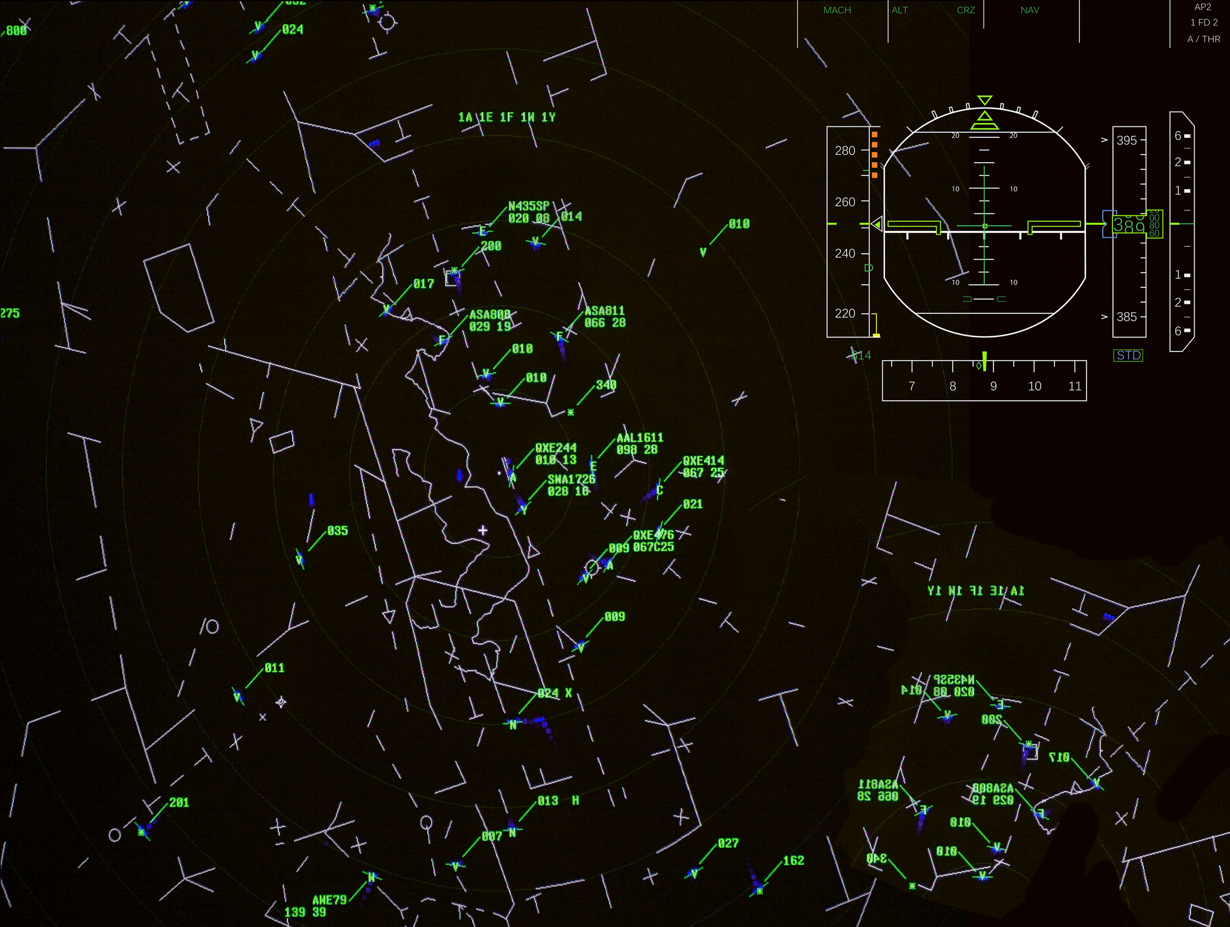 Air Traffic Control Screen