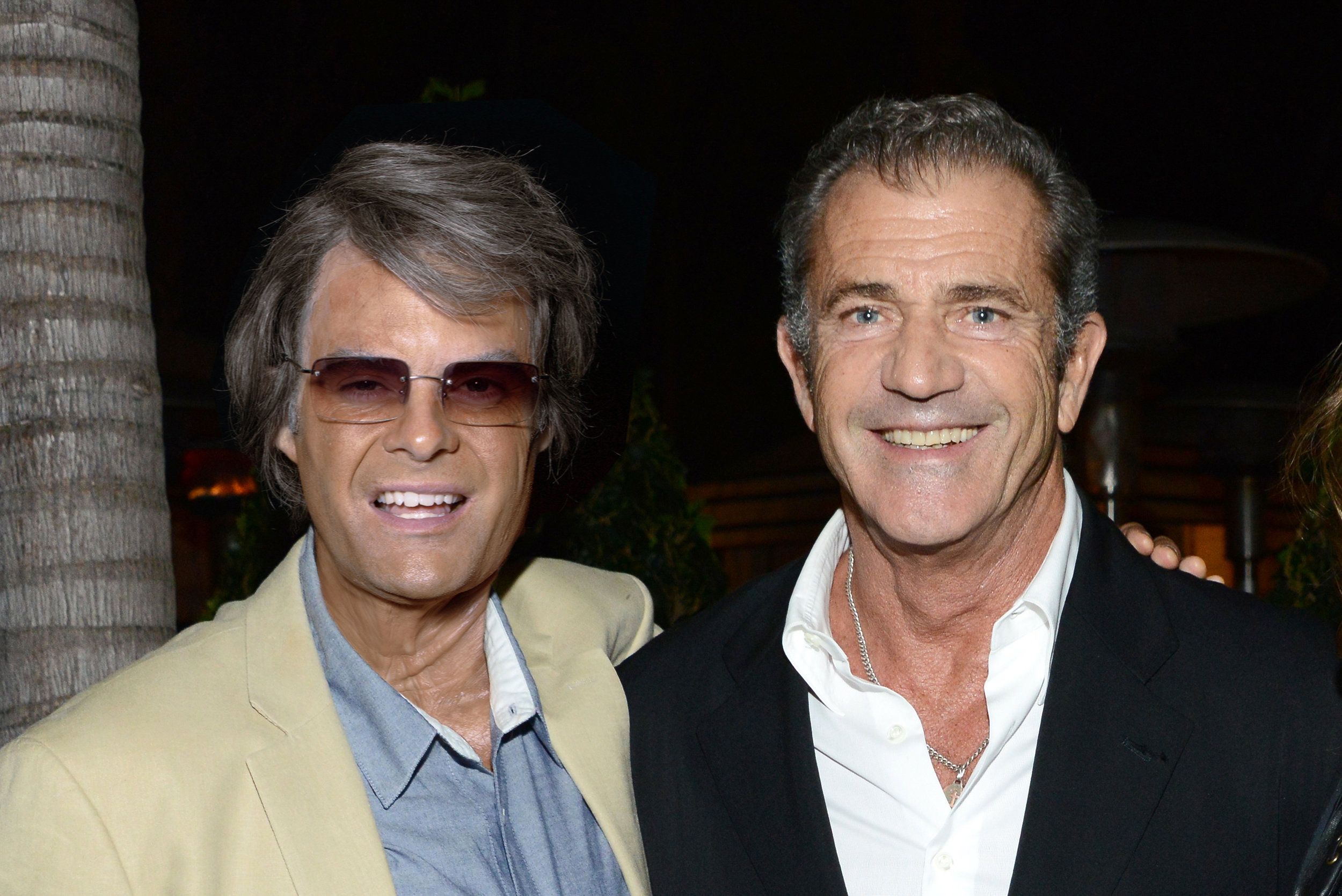 Jerry with Mel Gibson  [Photo Composite]