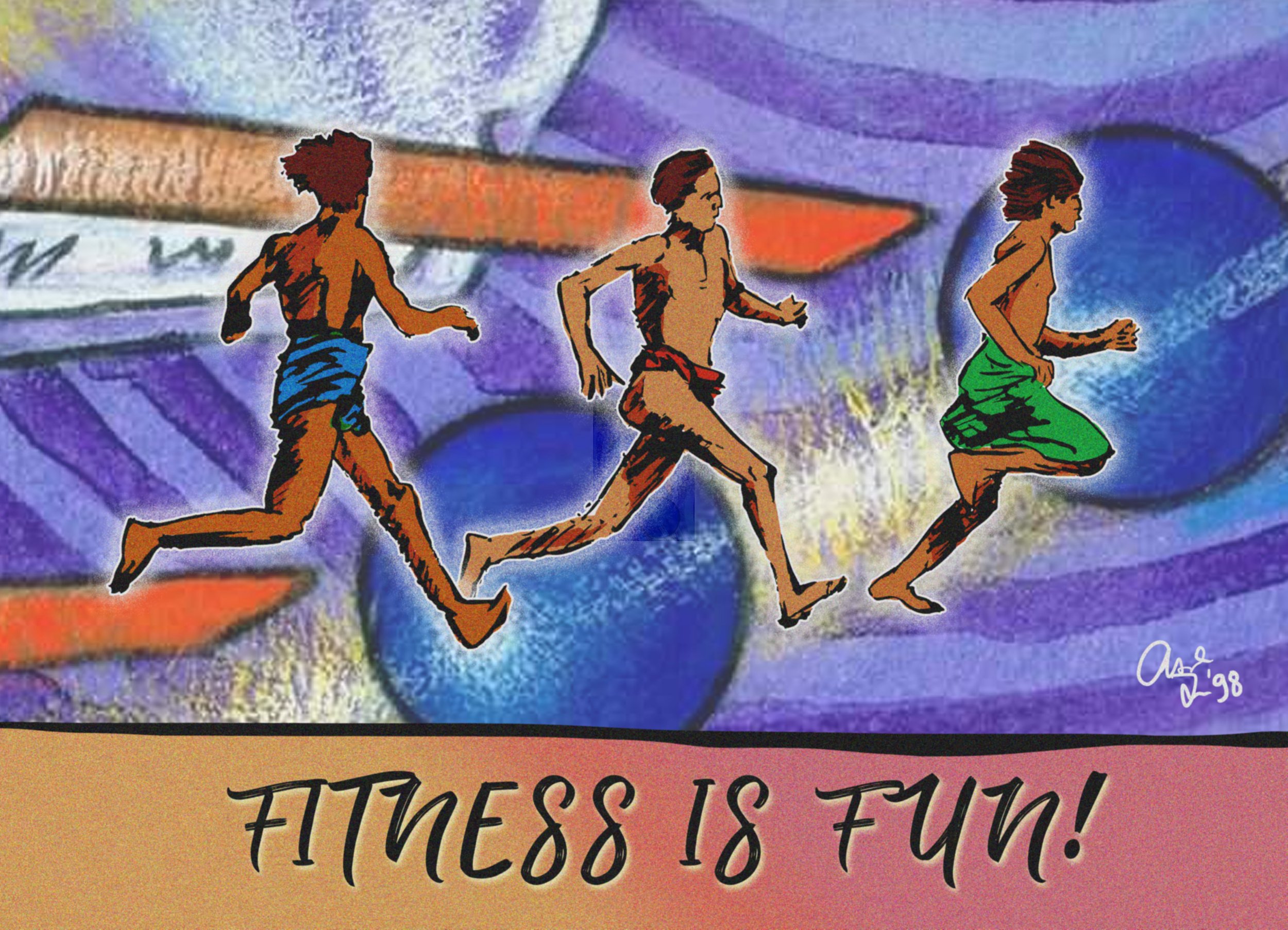 Fitness is Fun Poster