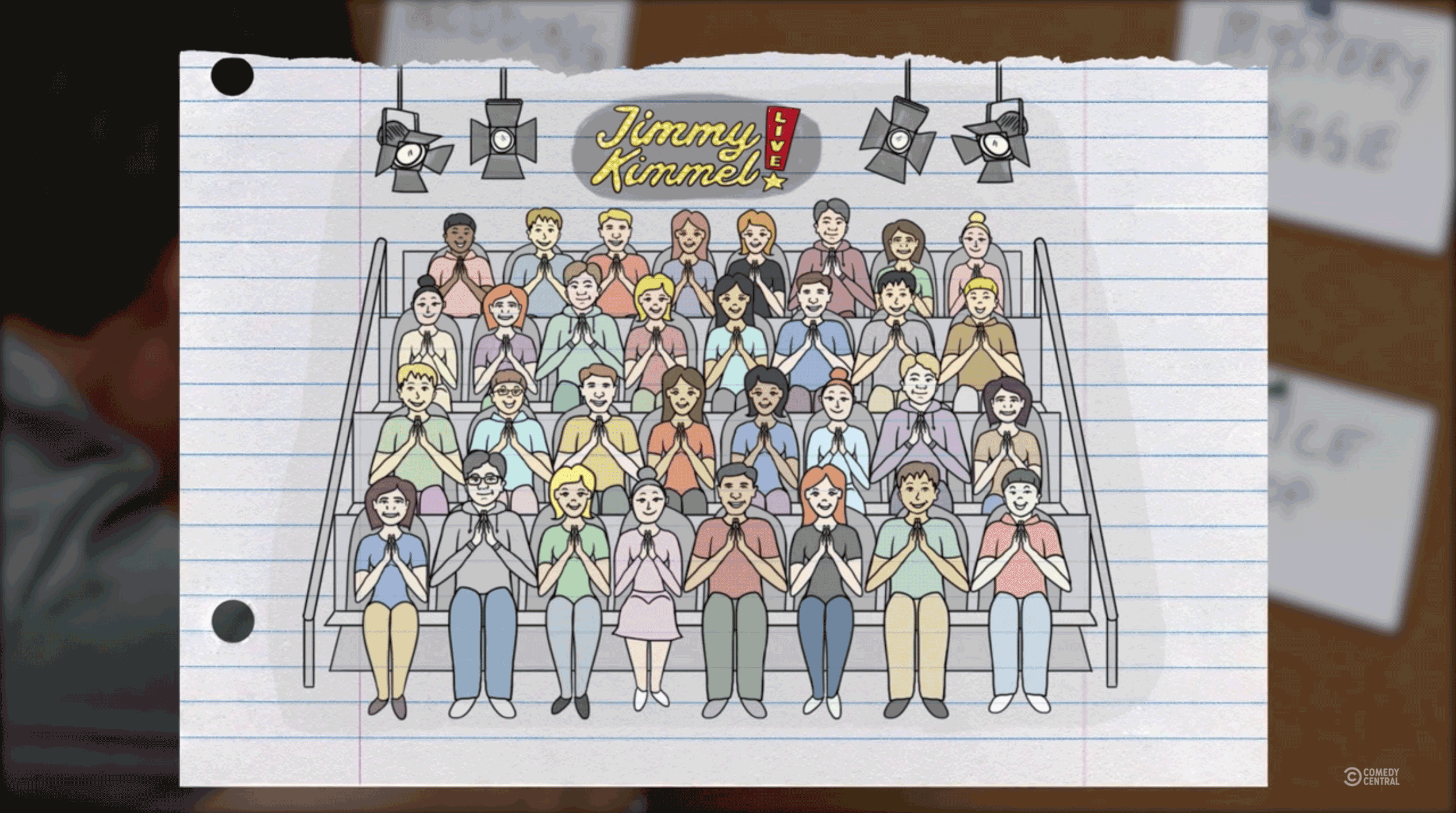 Kimmel Anecdote Audience Animation